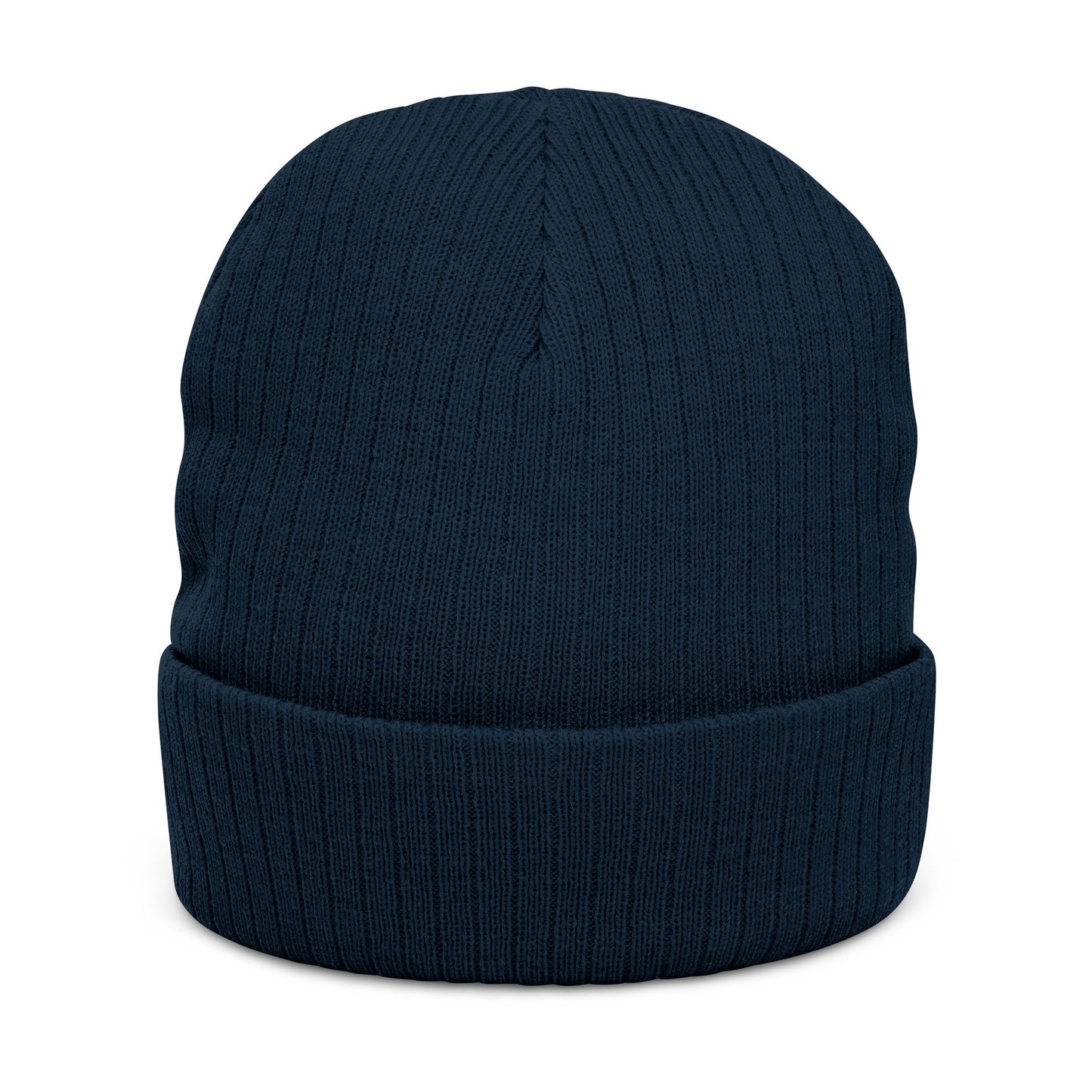 Hat - Ribbed Knit Beanie (Embroidery)