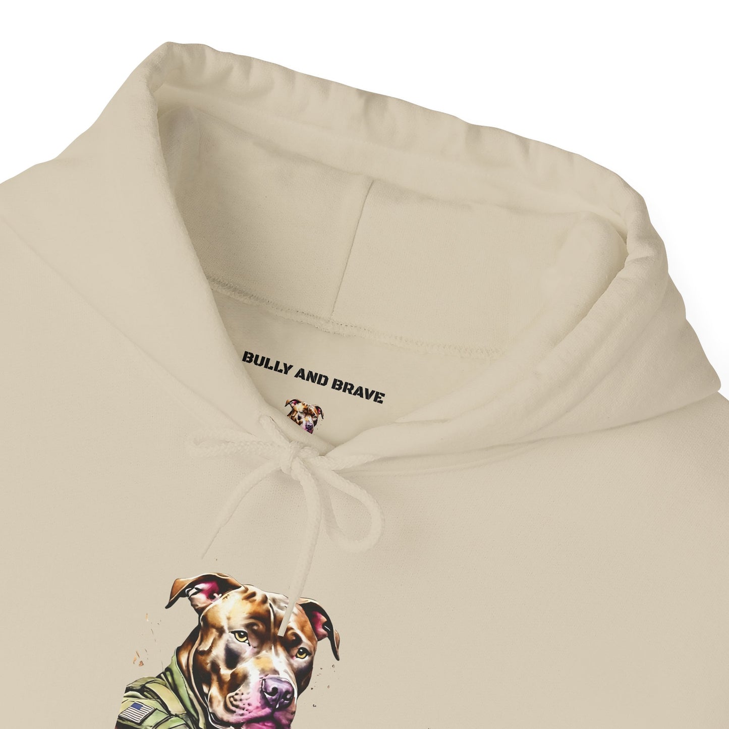 Army Reserves Dog Hoodie – Military Paw Print Sweatshirt