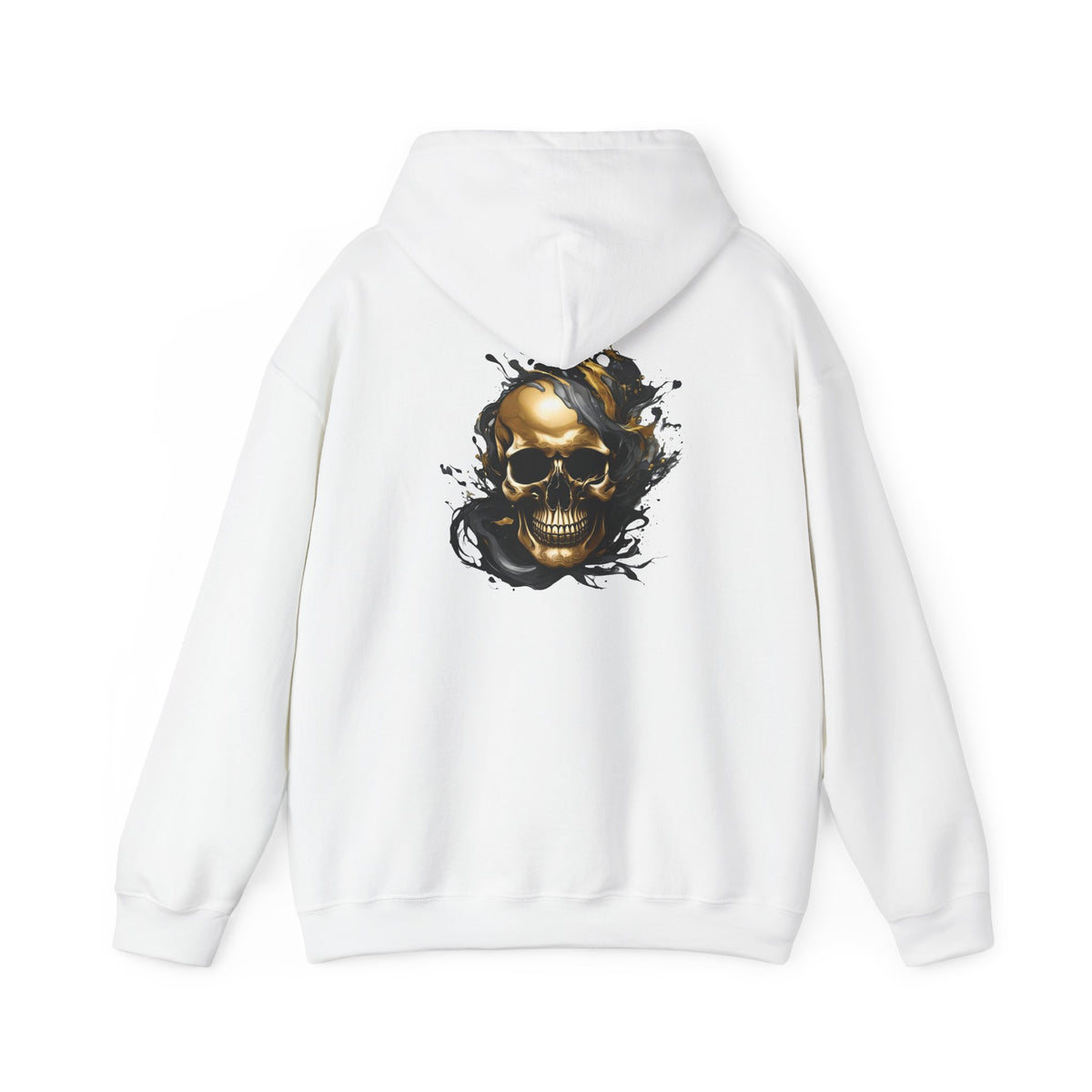 Bully and Brave Style - Gold skull graphic Hoodie