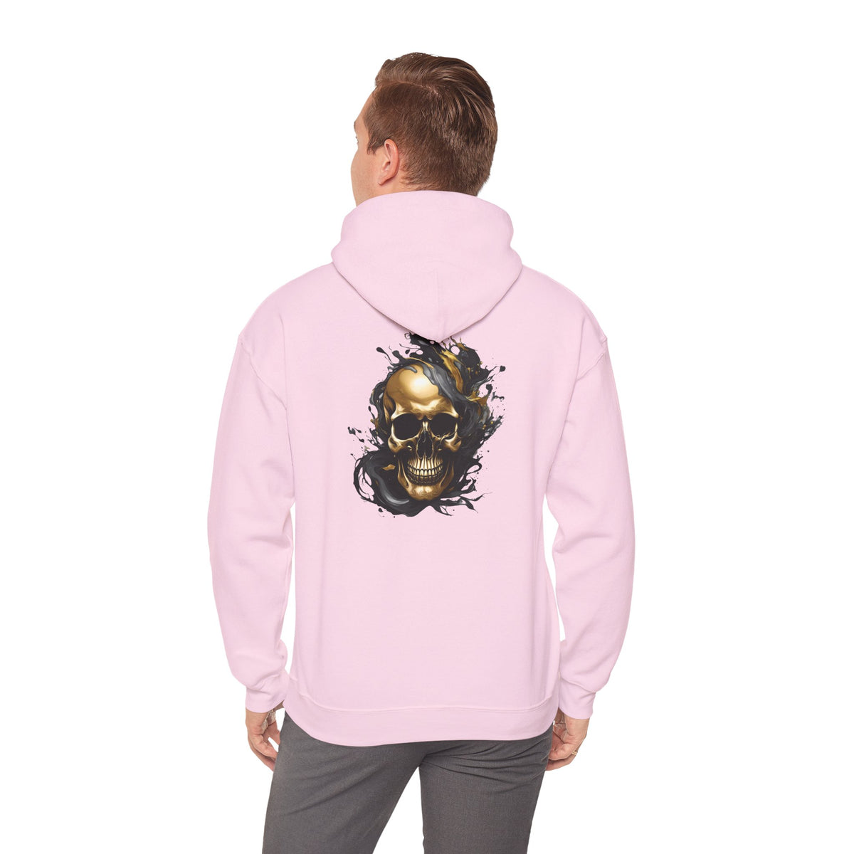 Bully and Brave Style - Gold skull graphic Hoodie