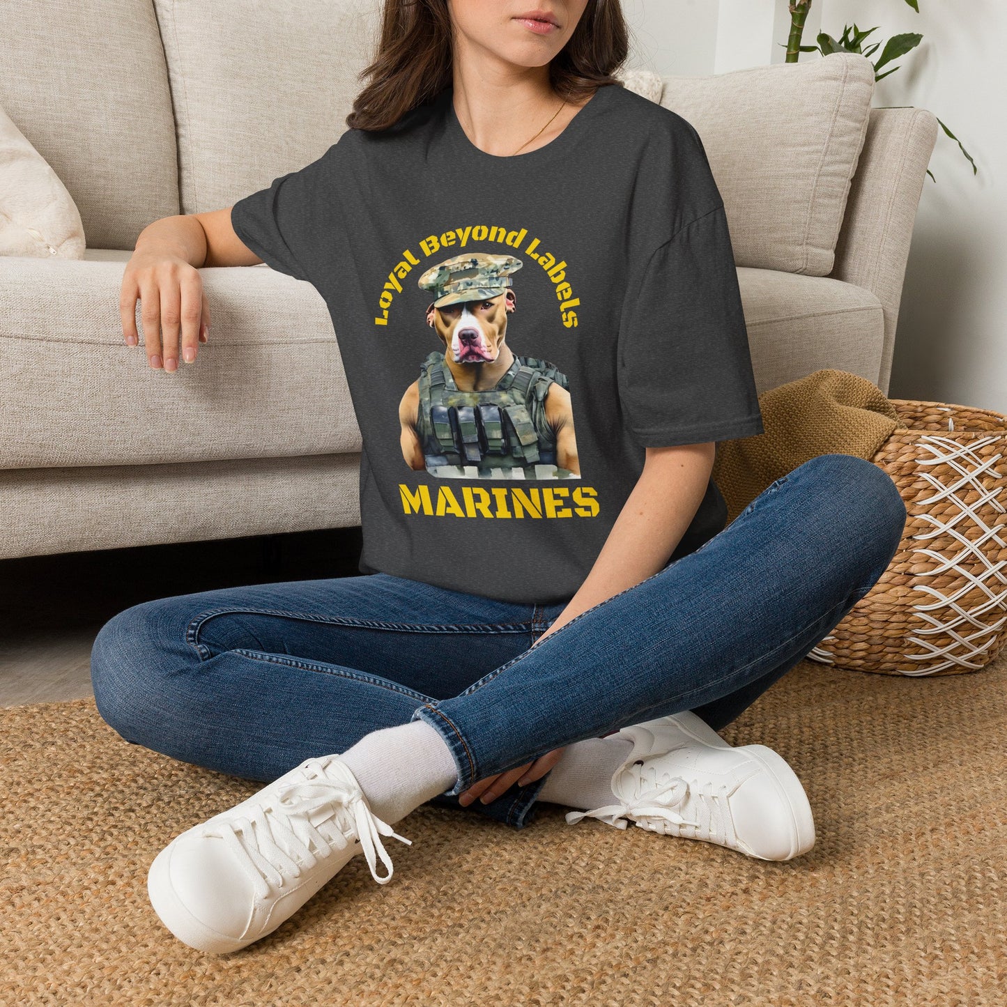 T-Shirt - Bully and Brave 'Loyal Beyond Labels' Collection Marines Shirt