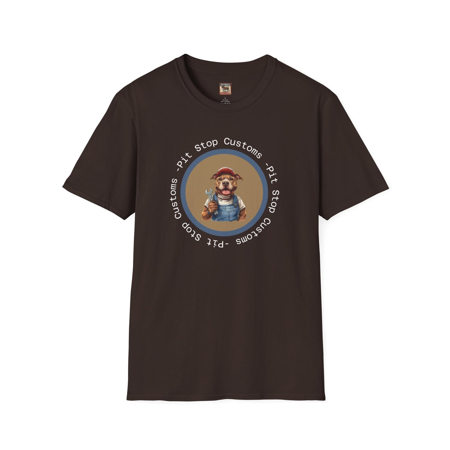 'Pit Stop Customs' Bully and Brave Vintage T-Shirt