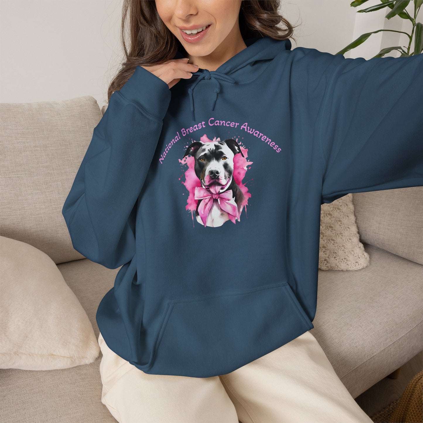Bully and Brave Breast Cancer Awareness Hoodie