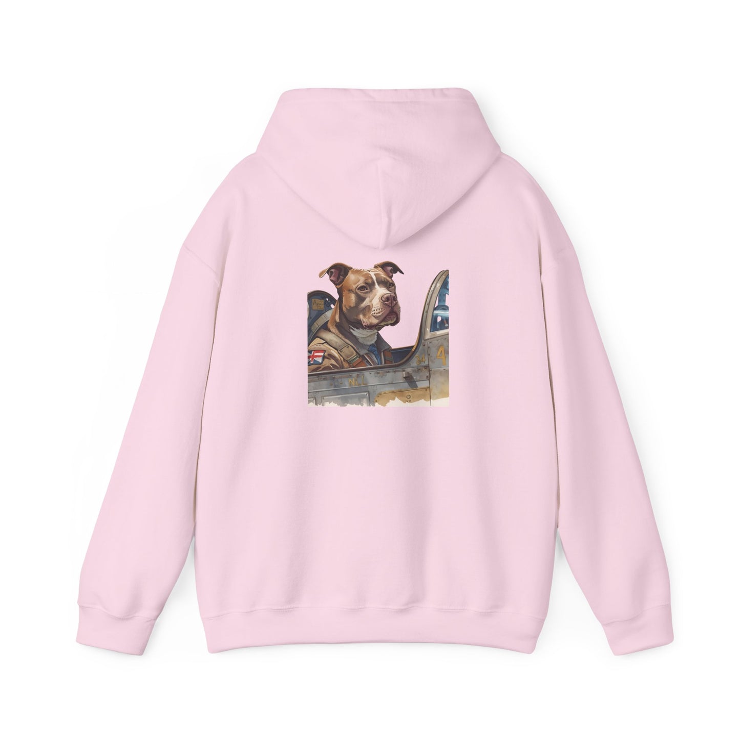 Air Force Hoodie — Military Pilot Dog Graphic Hooded Sweatshirt