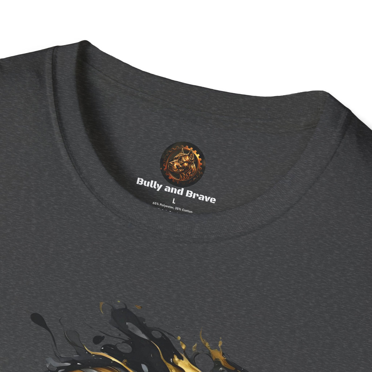 Bully and Brave Style - Gold Skull Graphic T-Shirt