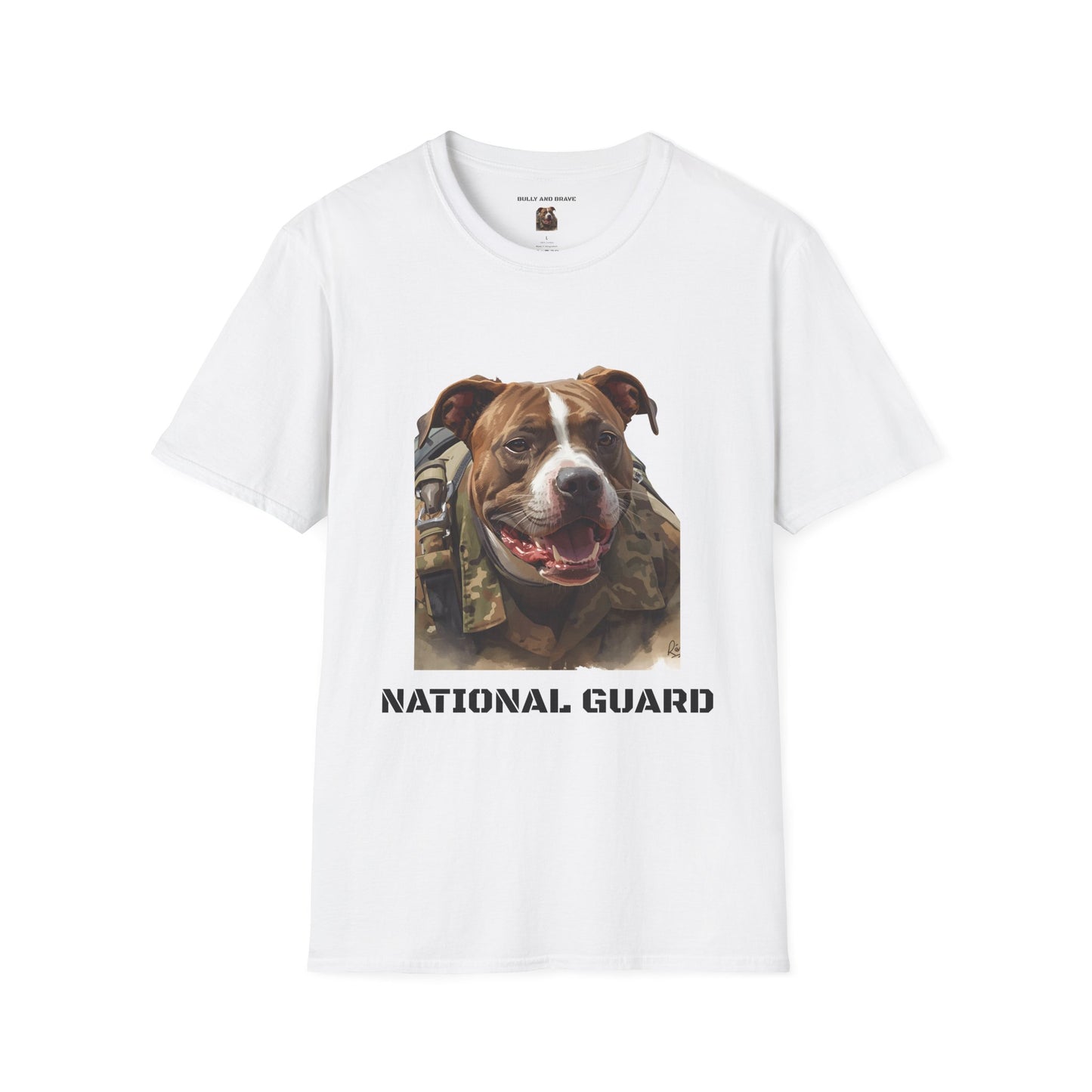 National Guard Dog T-Shirt — Military Pup Graphic Tee