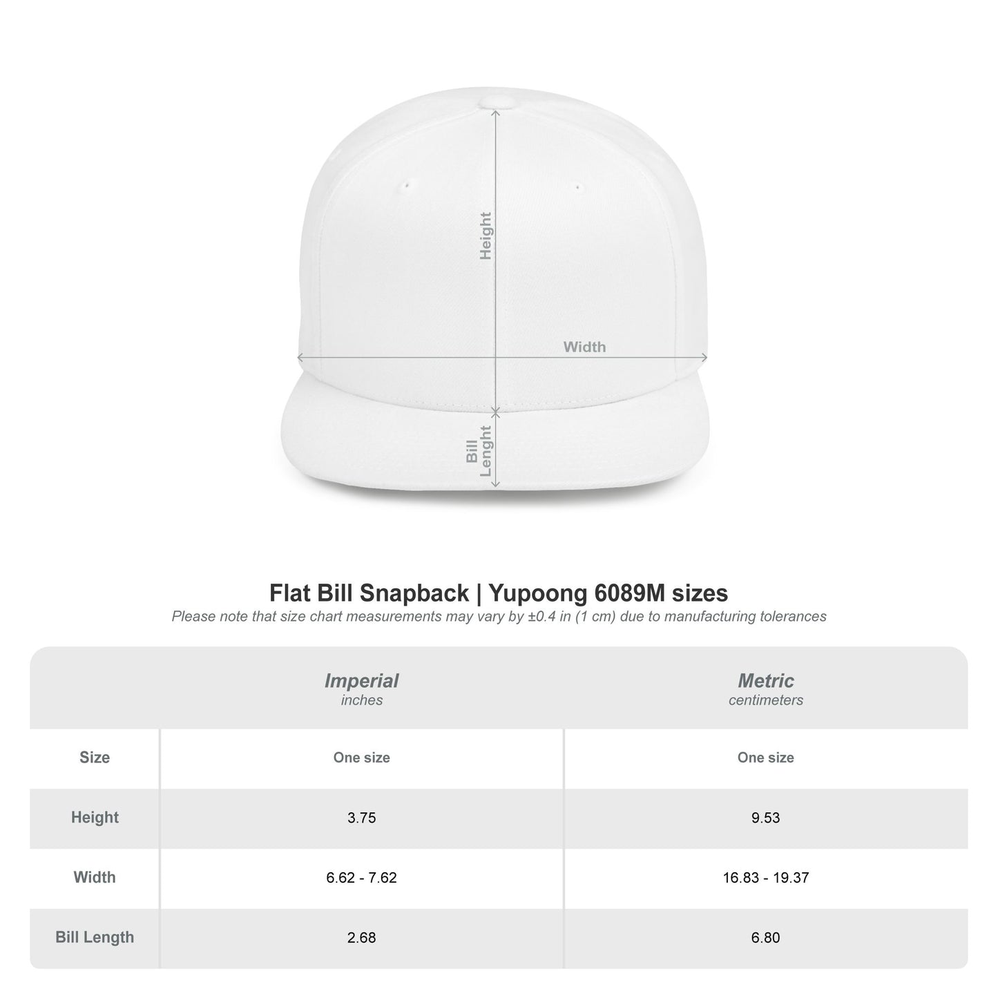 Pitbull Outline Flat Bill Snapback Hat — Minimal Embroidered Dog Face Cap