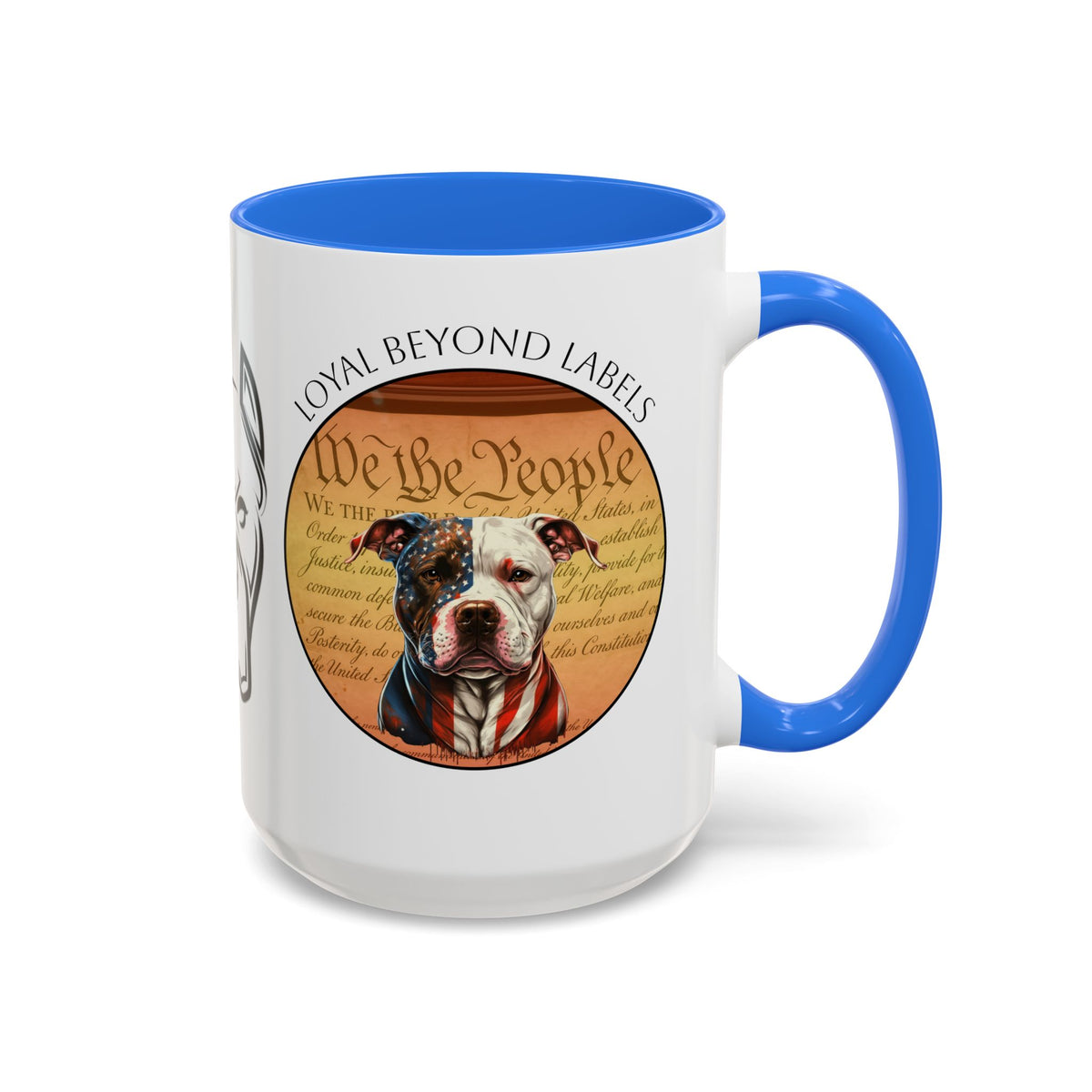 Pit Bull Mug — "Loyal Beyond Labels" Coffee Cup (11oz/15oz)