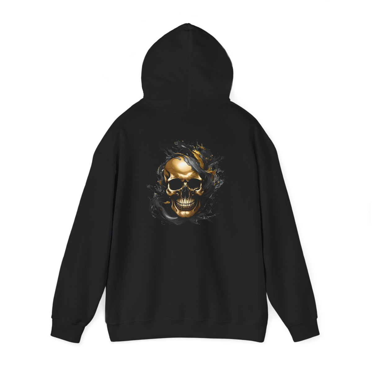 Bully and Brave Style - Gold skull graphic Hoodie