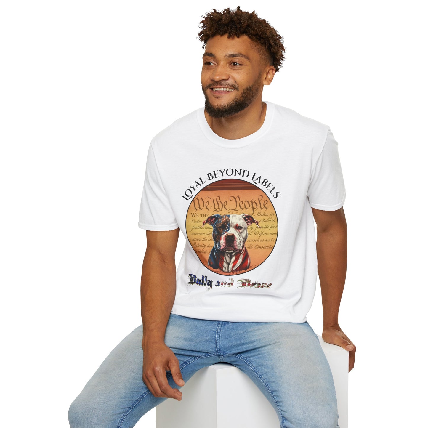 Bully & Brave "We the People" 4th of July Dog Lover T-Shirt