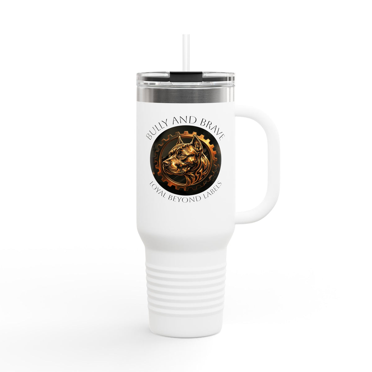 Bully and Brave logo  40oz Insulated Travel Mug
