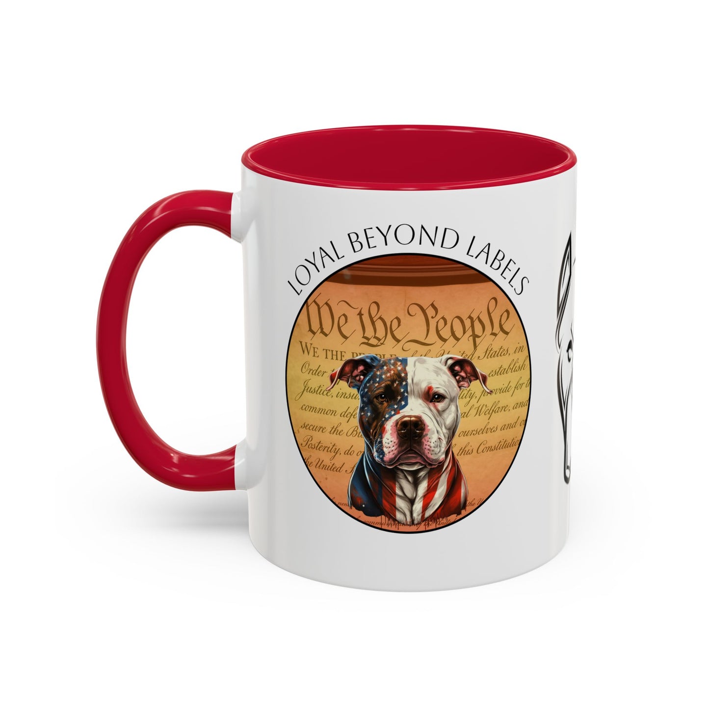 Pit Bull Mug — "Loyal Beyond Labels" Coffee Cup (11oz/15oz)