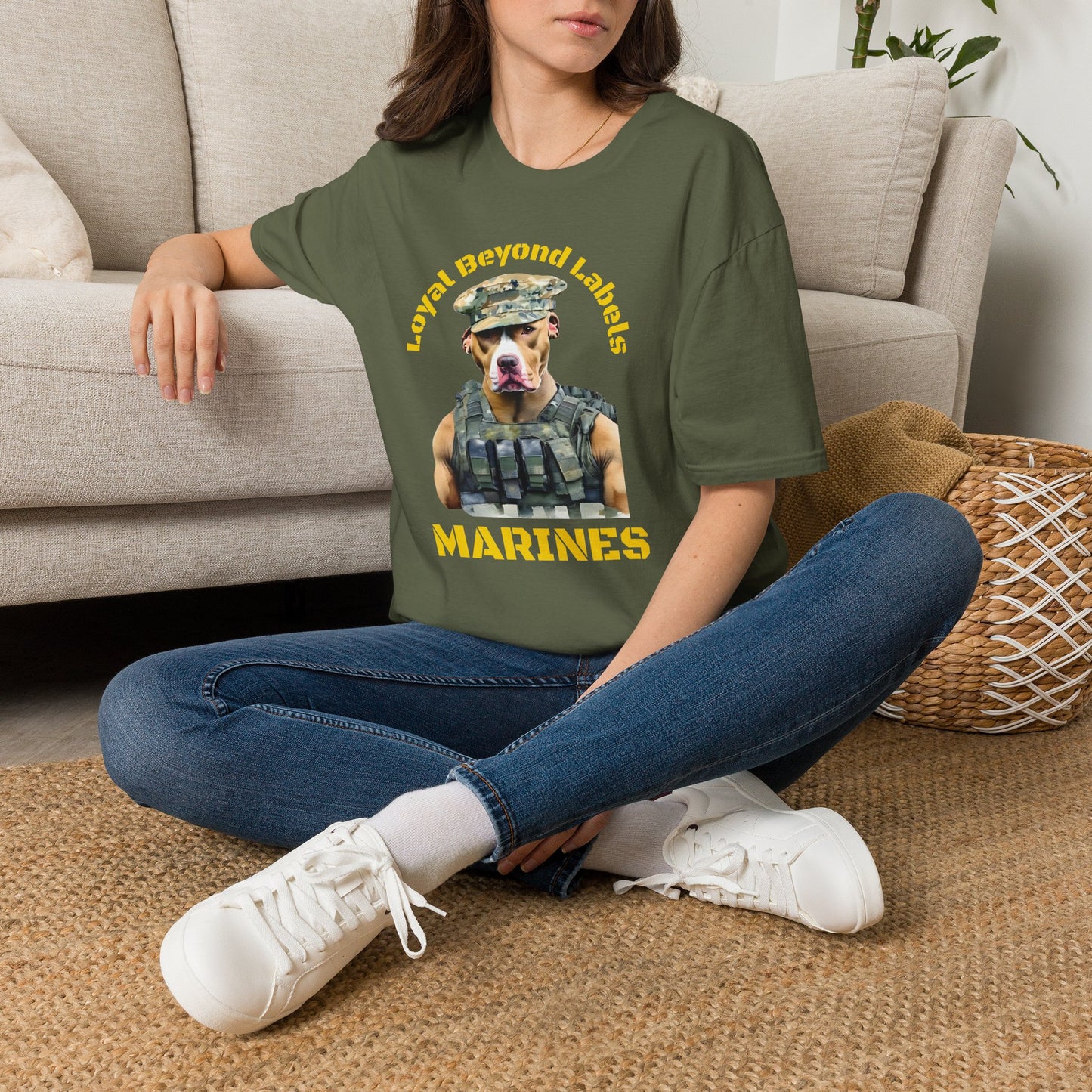 T-Shirt - Bully and Brave 'Loyal Beyond Labels' Collection Marines Shirt
