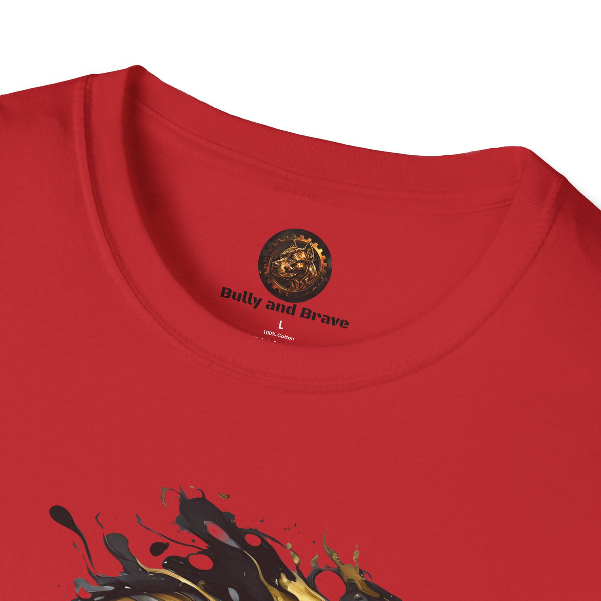 Bully and Brave Style - Gold Skull Graphic T-Shirt