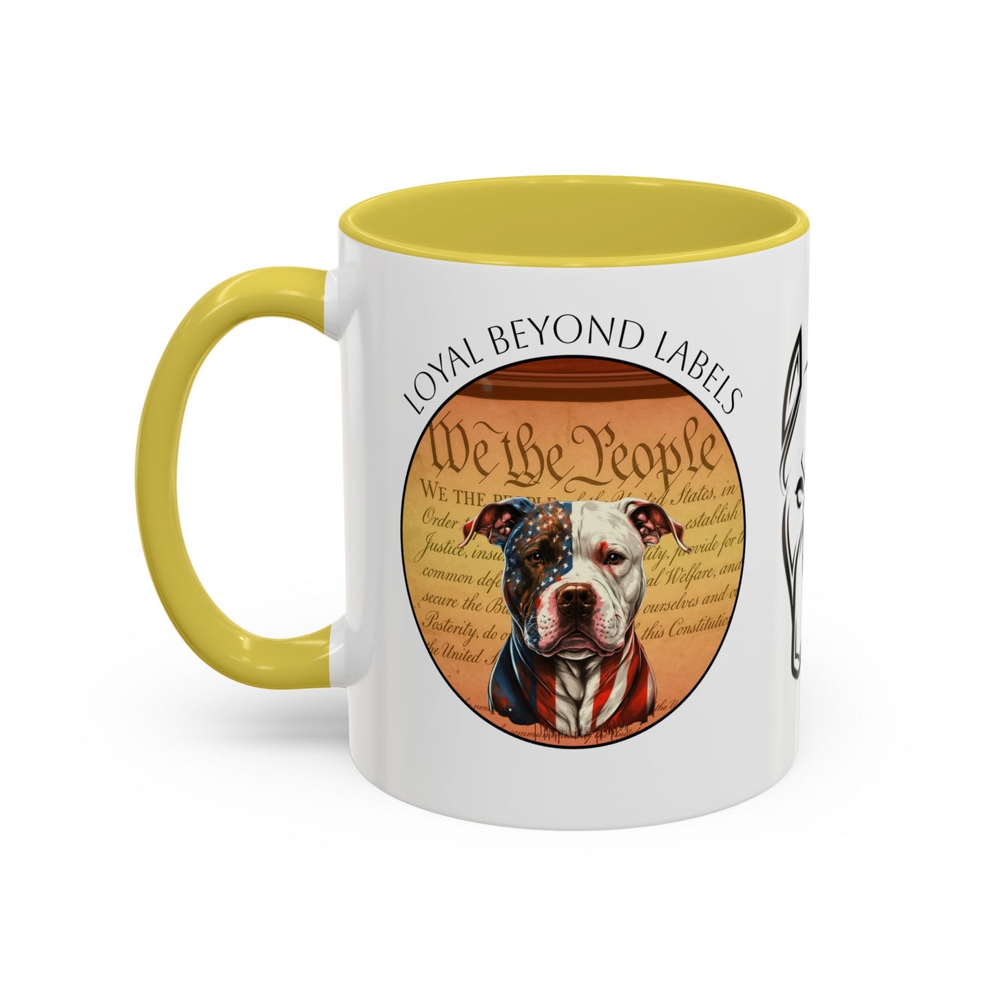 Pit Bull Mug — "Loyal Beyond Labels" Coffee Cup (11oz/15oz)