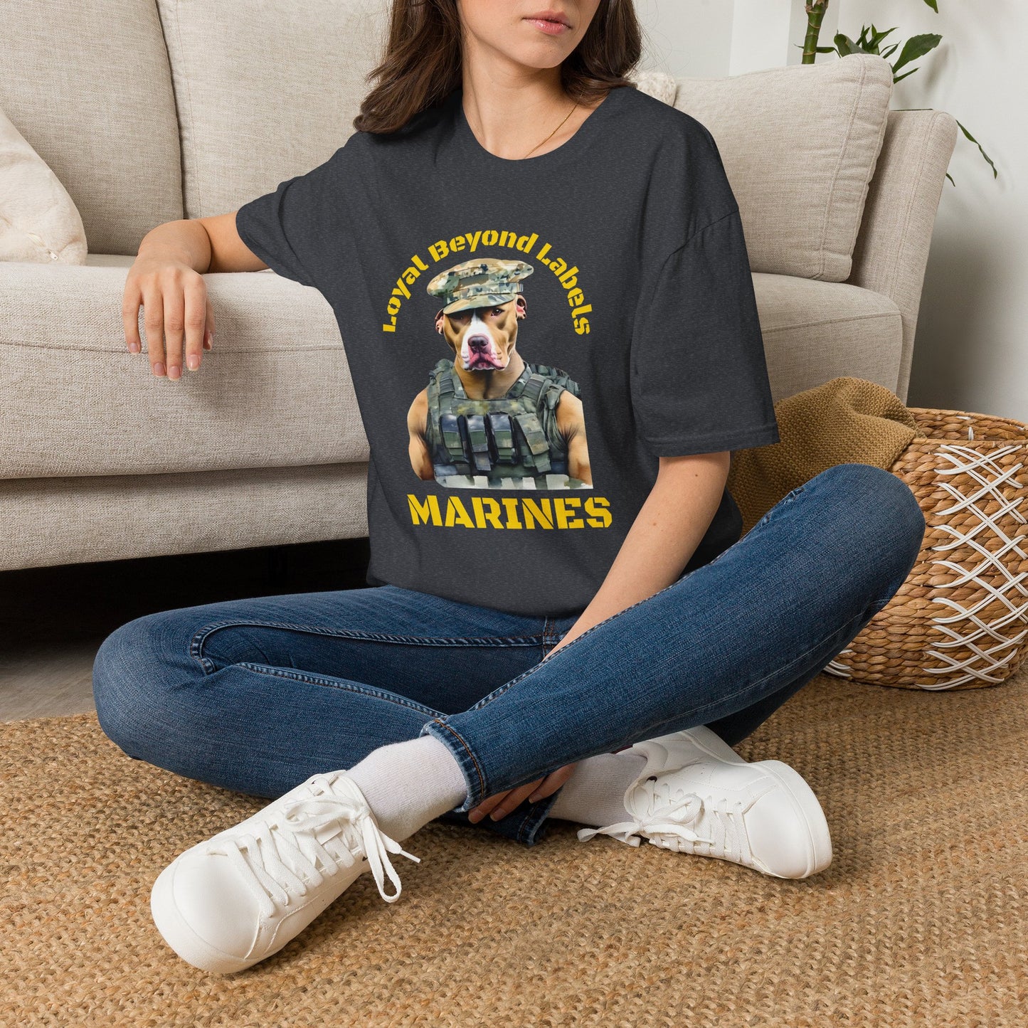 T-Shirt - Bully and Brave 'Loyal Beyond Labels' Collection Marines Shirt
