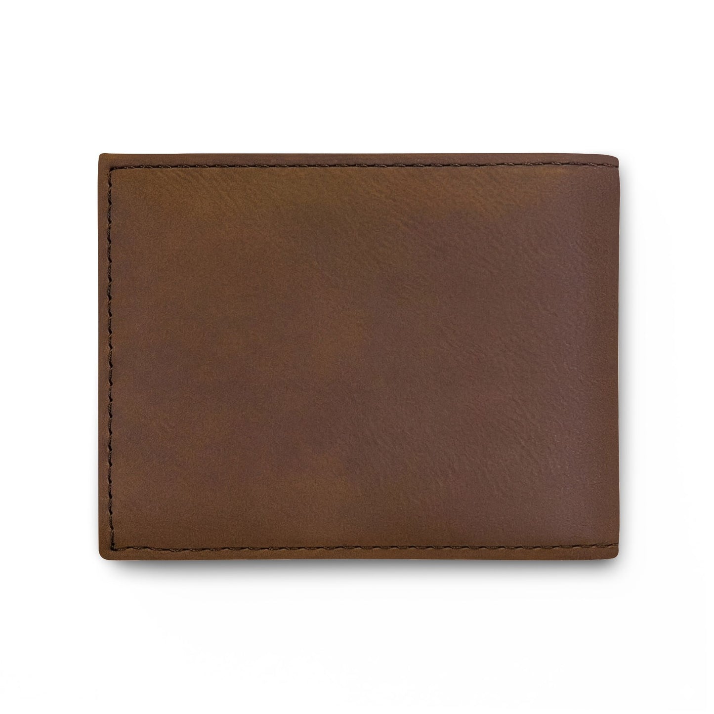 Pitbull Head Bi-Fold Wallet — Leather Card Wallet with Flip
