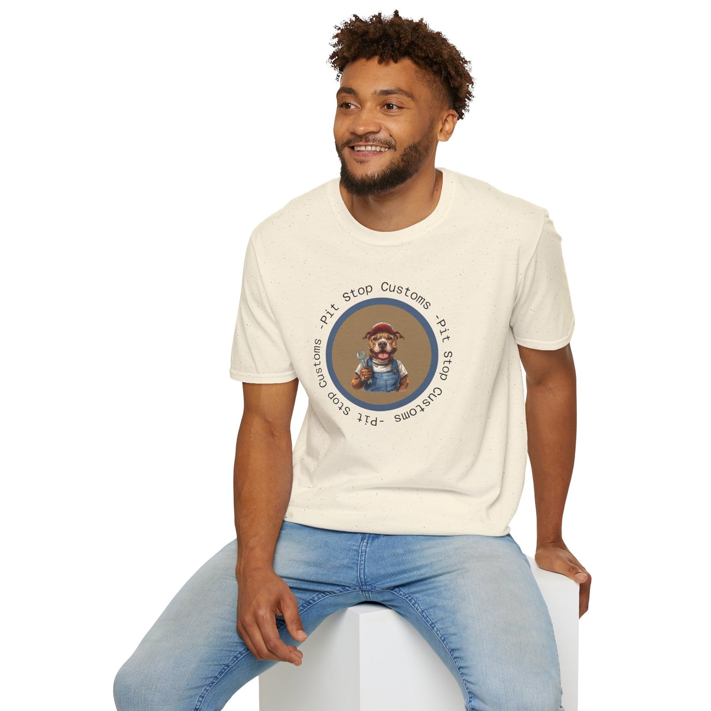 'Pit Stop Customs' Bully and Brave Vintage T-Shirt