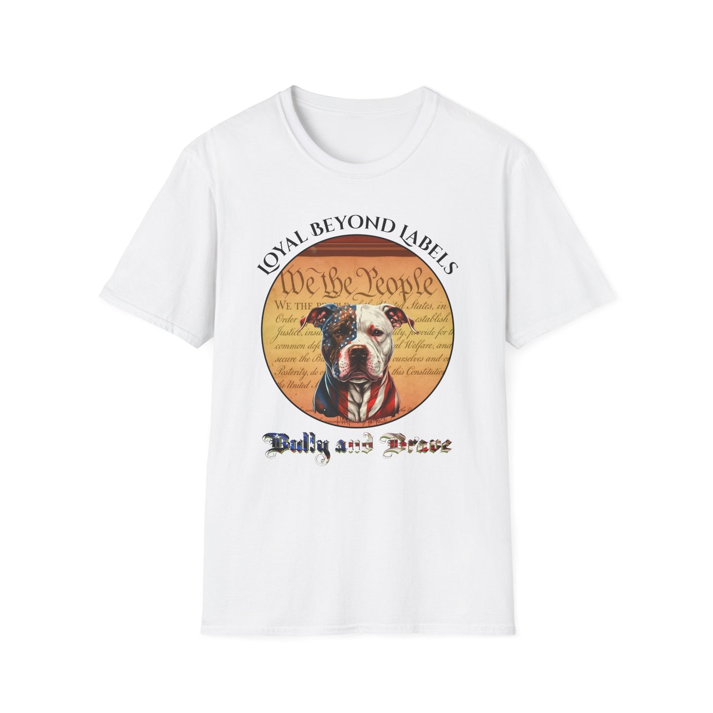 Bully & Brave "We the People" 4th of July Dog Lover T-Shirt