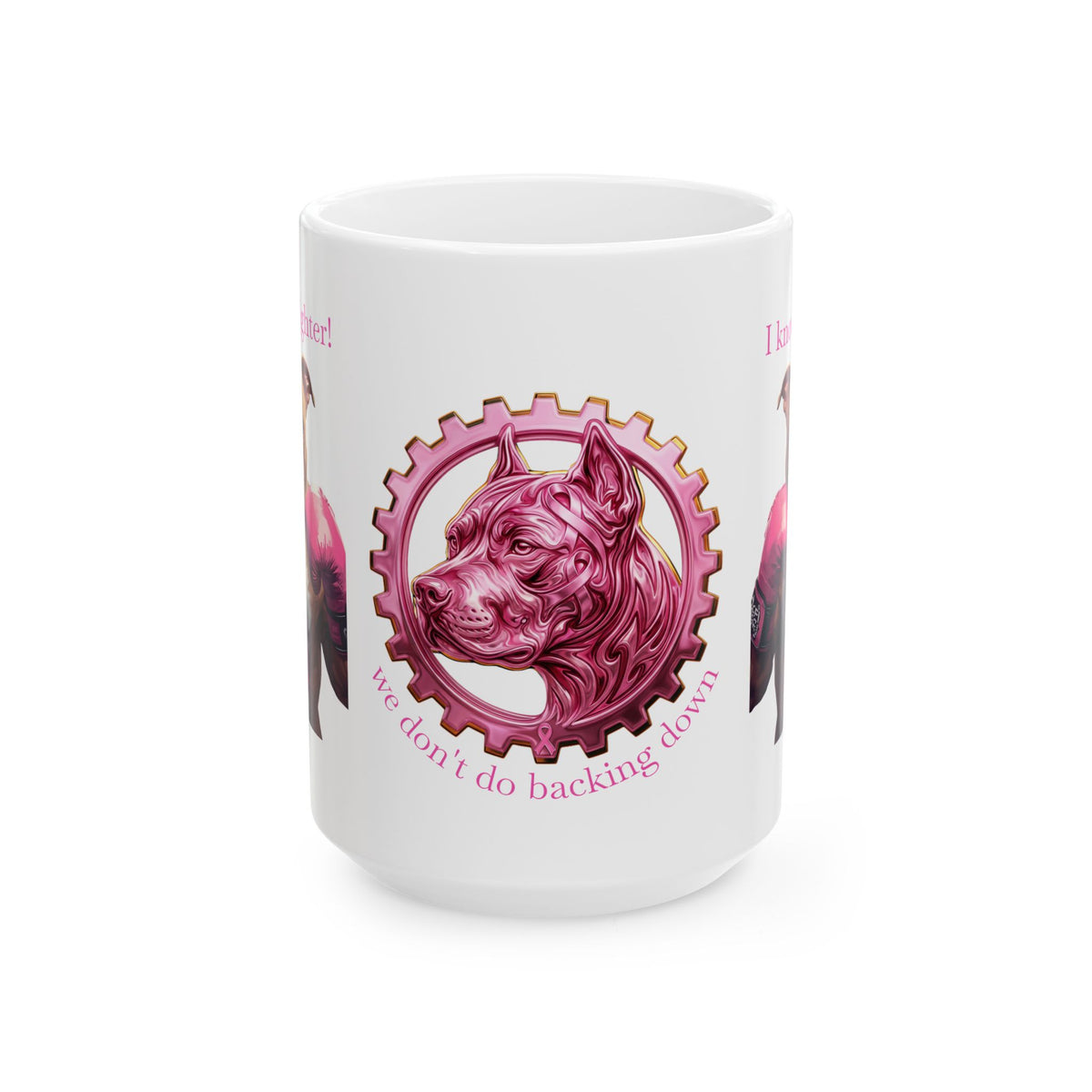Bully and Brave Style “We Don’t Do Backing Down” Ceramic Mug