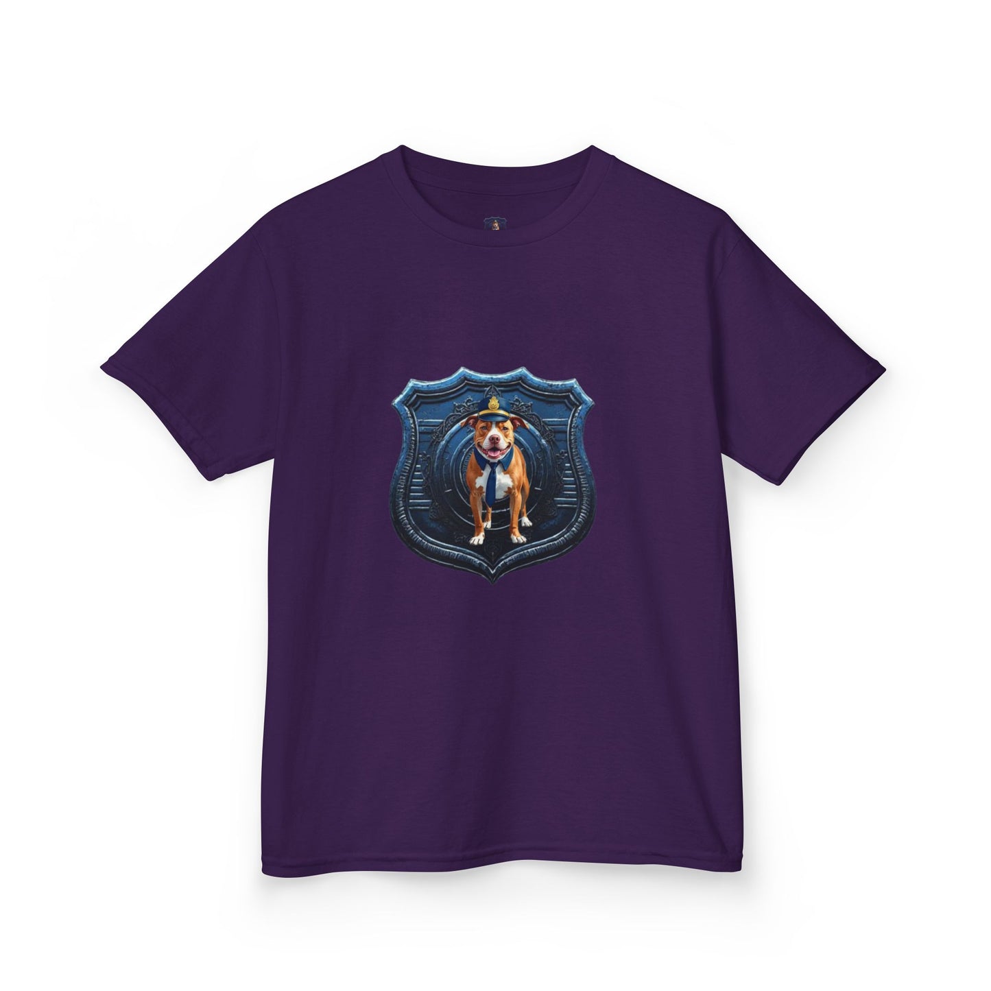 Kids Police Badge Dog T‑Shirt — K9 Squad Badge Tee for Kids