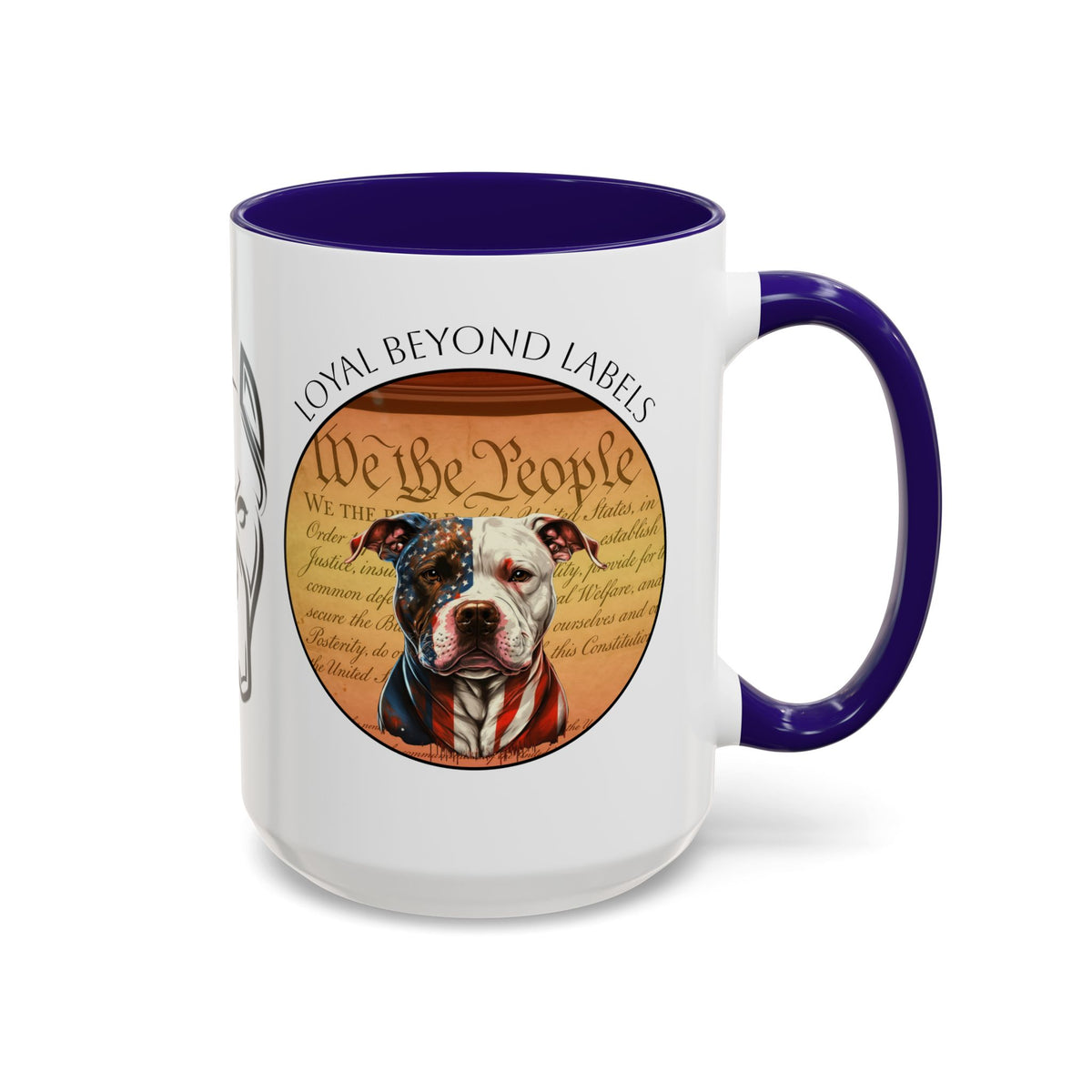 Pit Bull Mug — "Loyal Beyond Labels" Coffee Cup (11oz/15oz)