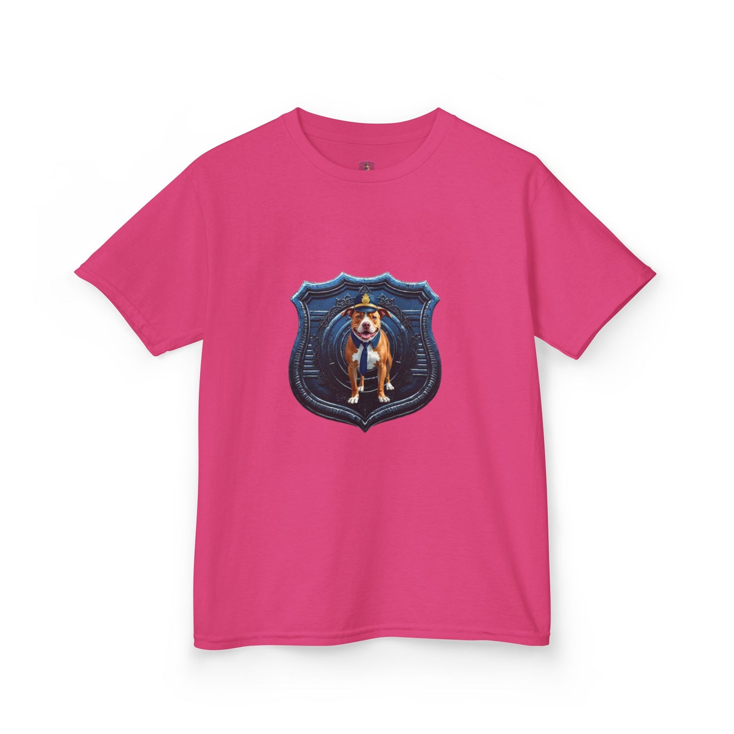 Kids Police Badge Dog T‑Shirt — K9 Squad Badge Tee for Kids