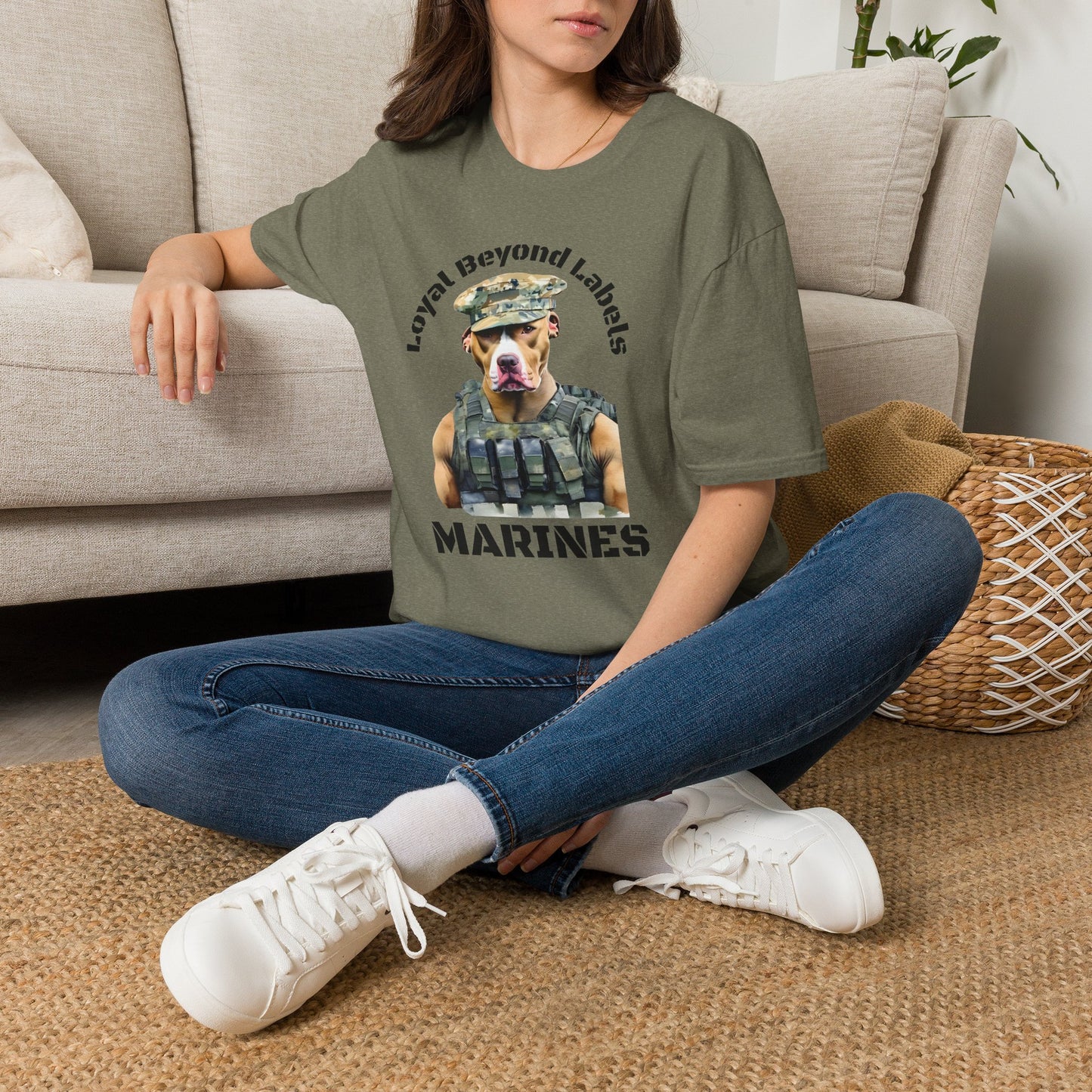 T-Shirt - Bully and Brave 'Loyal Beyond Labels' Collection Marines Shirt