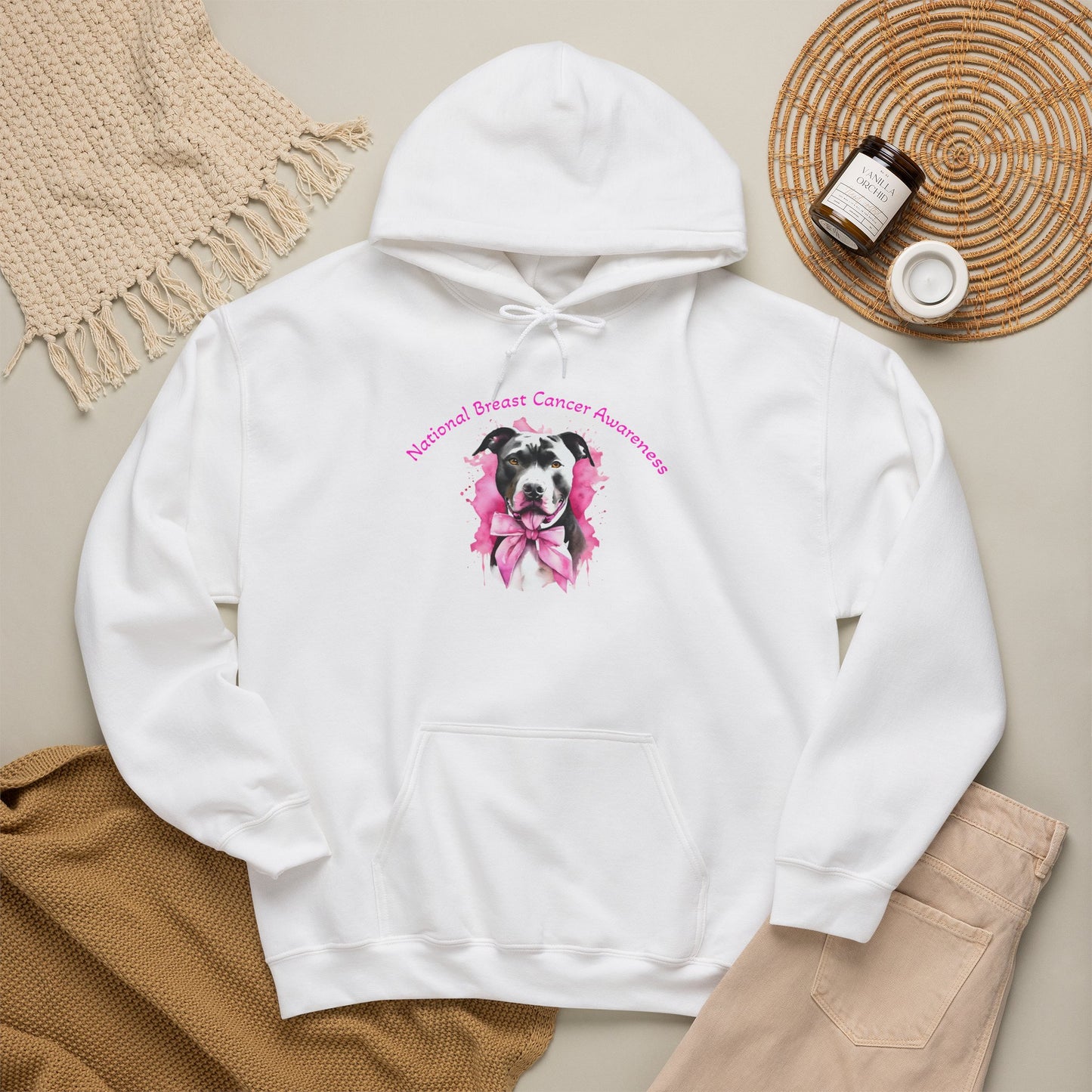 Bully and Brave Breast Cancer Awareness Hoodie