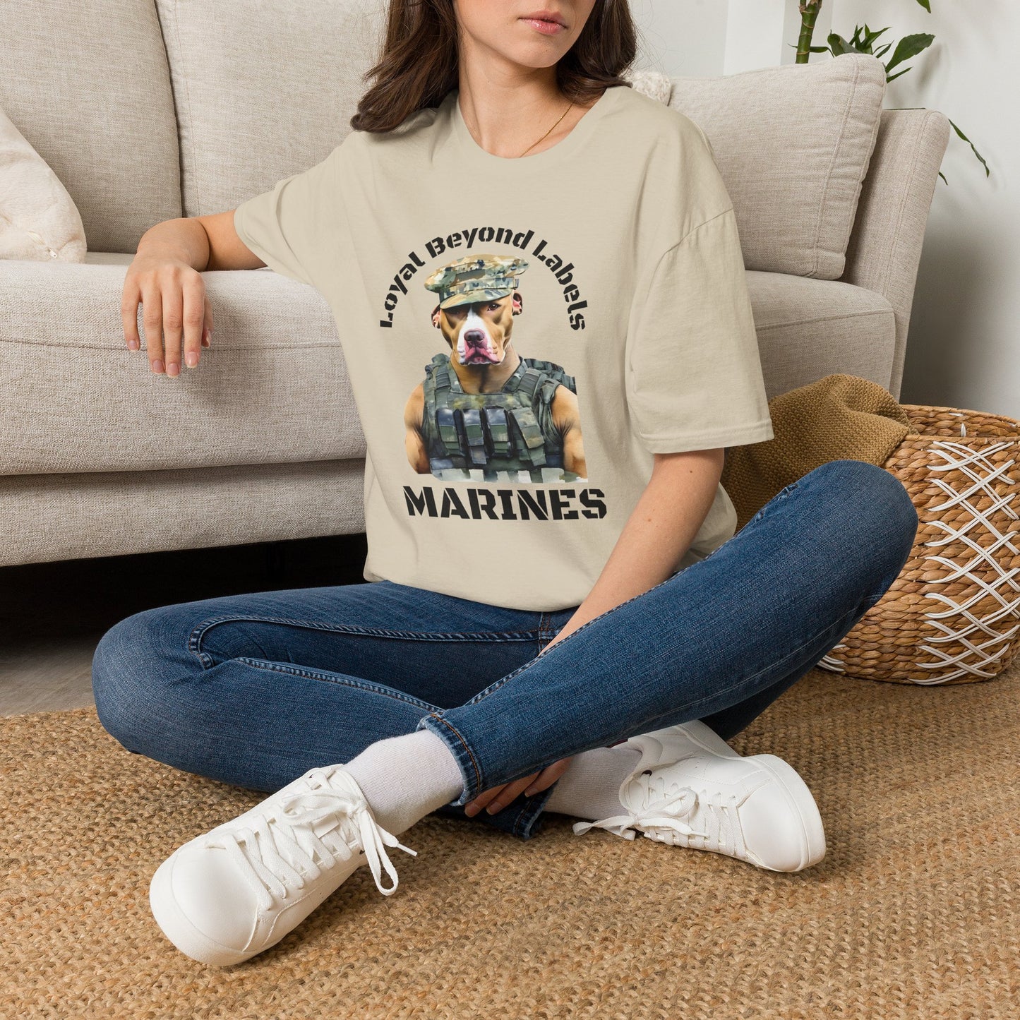 T-Shirt - Bully and Brave 'Loyal Beyond Labels' Collection Marines Shirt
