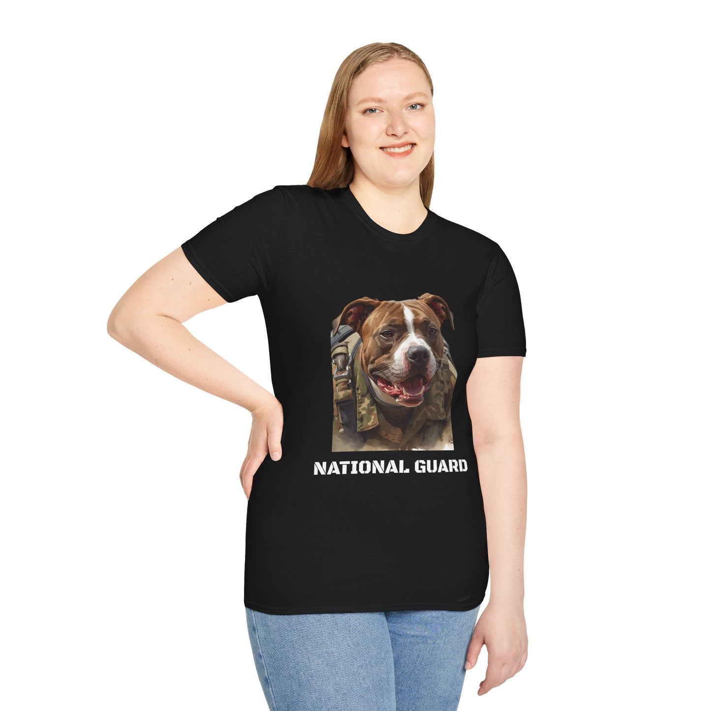 National Guard Dog T-Shirt — Military Pup Graphic Tee
