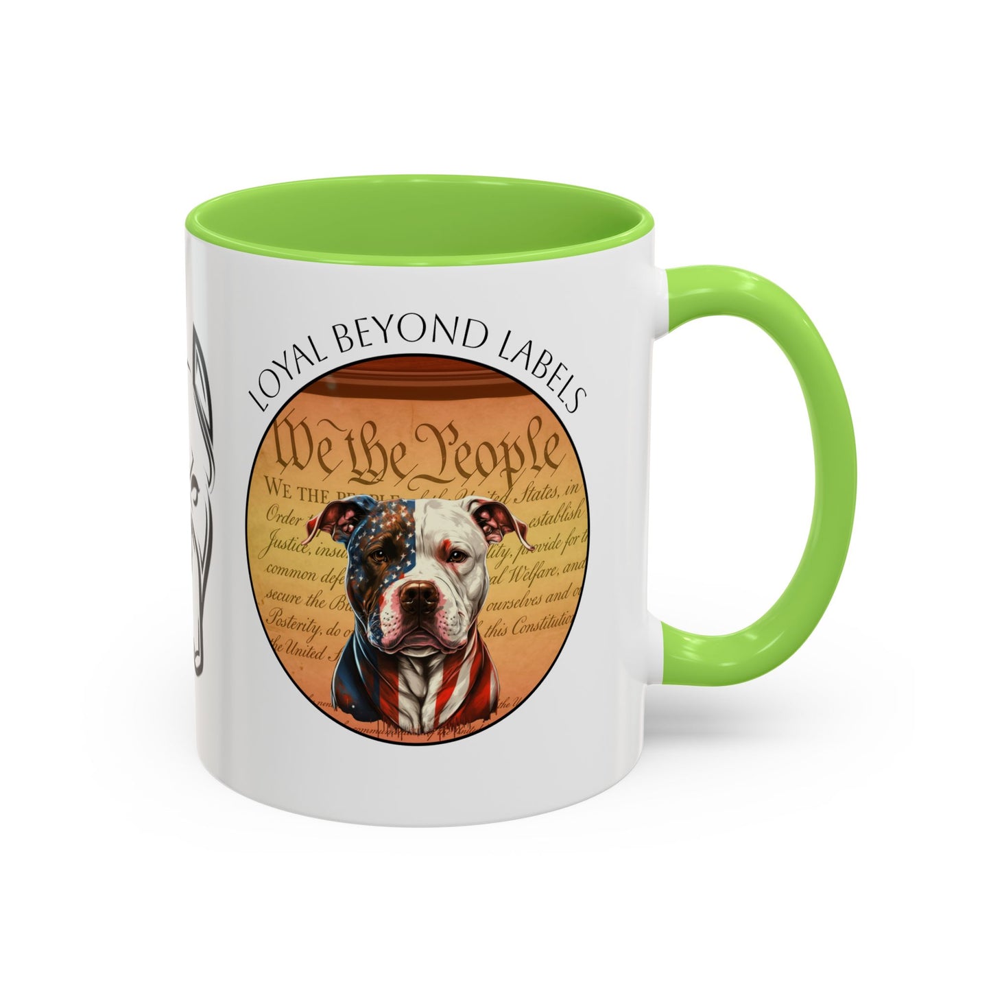 Pit Bull Mug — "Loyal Beyond Labels" Coffee Cup (11oz/15oz)