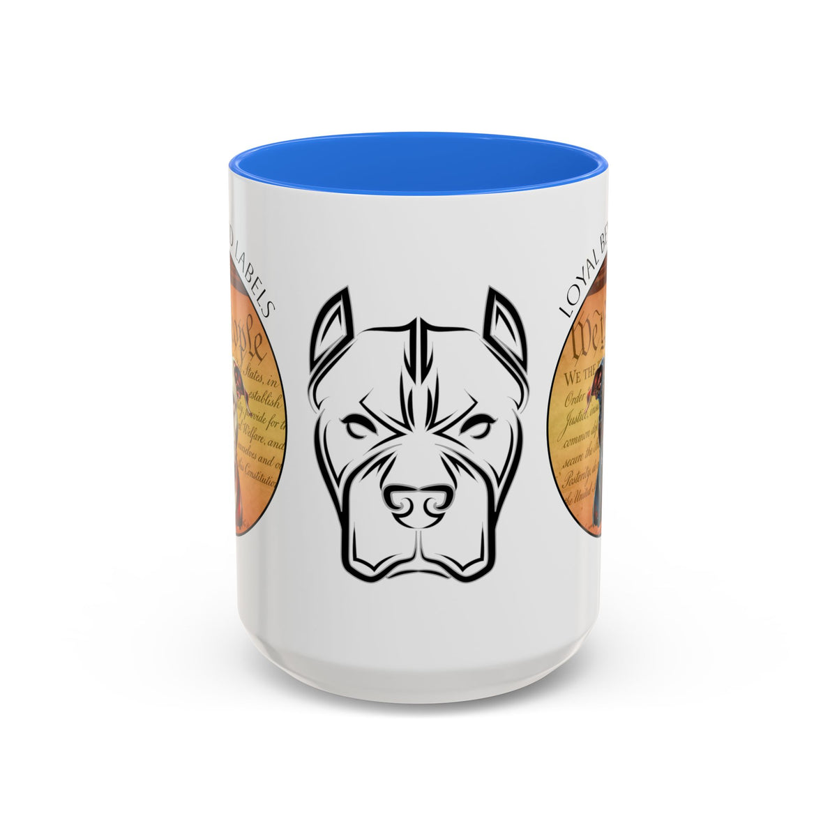 Pit Bull Mug — "Loyal Beyond Labels" Coffee Cup (11oz/15oz)