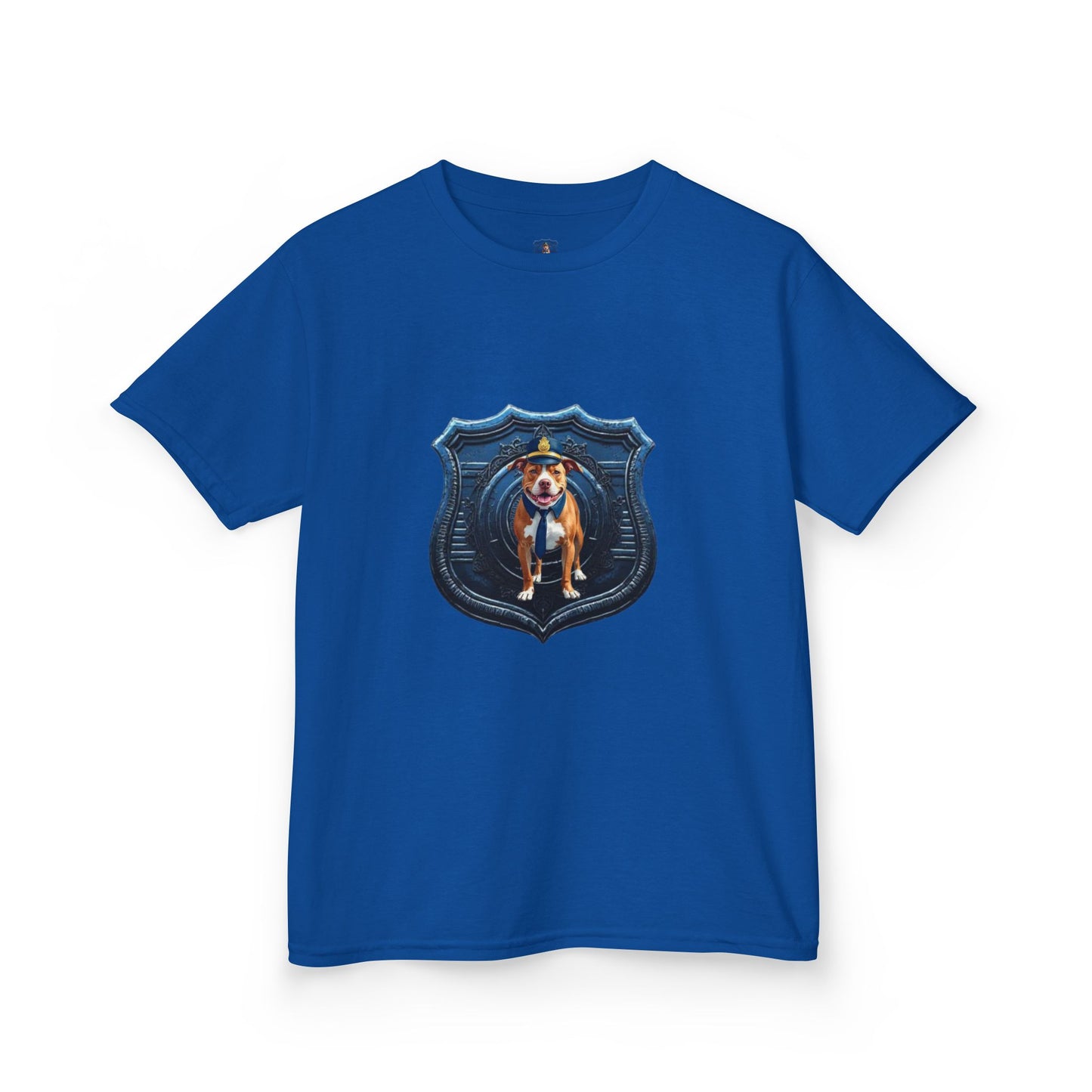 Kids Police Badge Dog T‑Shirt — K9 Squad Badge Tee for Kids