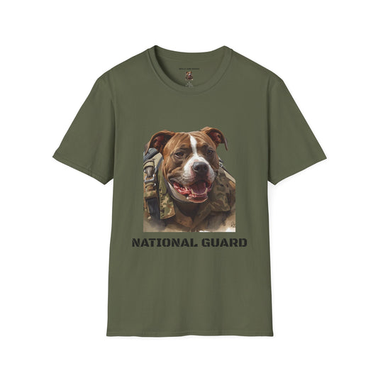 National Guard Dog T-Shirt — Military Pup Graphic Tee