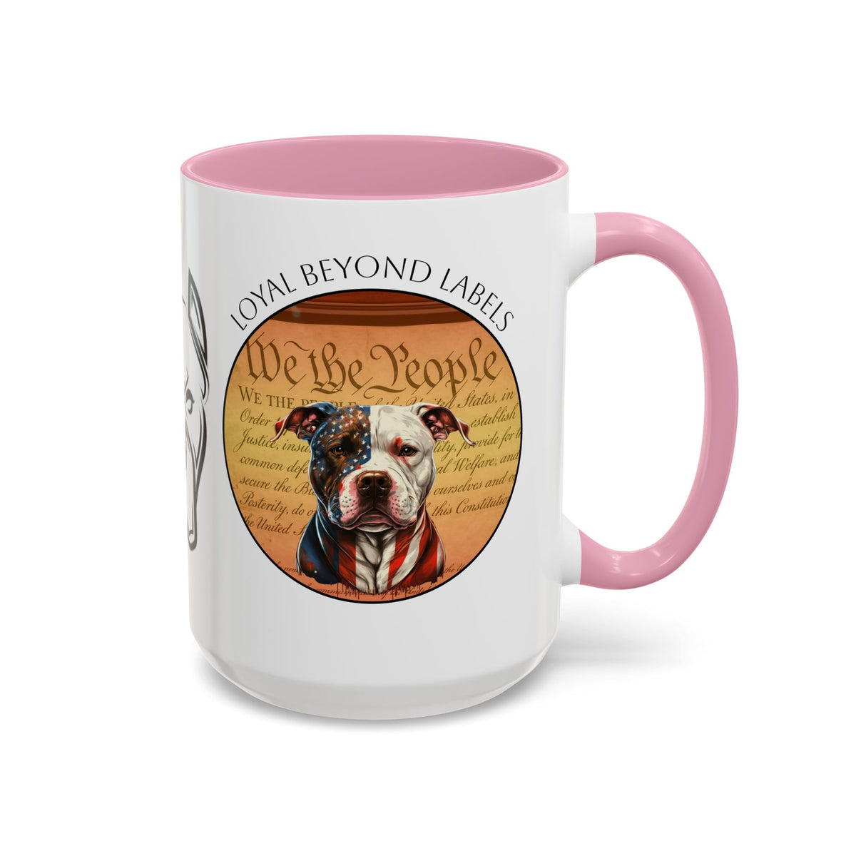 Pit Bull Mug — "Loyal Beyond Labels" Coffee Cup (11oz/15oz)