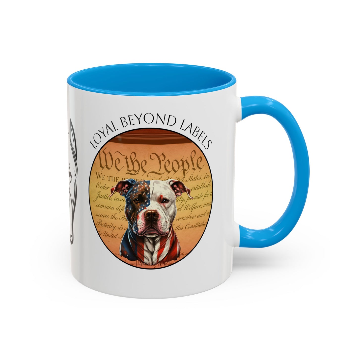 Pit Bull Mug — "Loyal Beyond Labels" Coffee Cup (11oz/15oz)