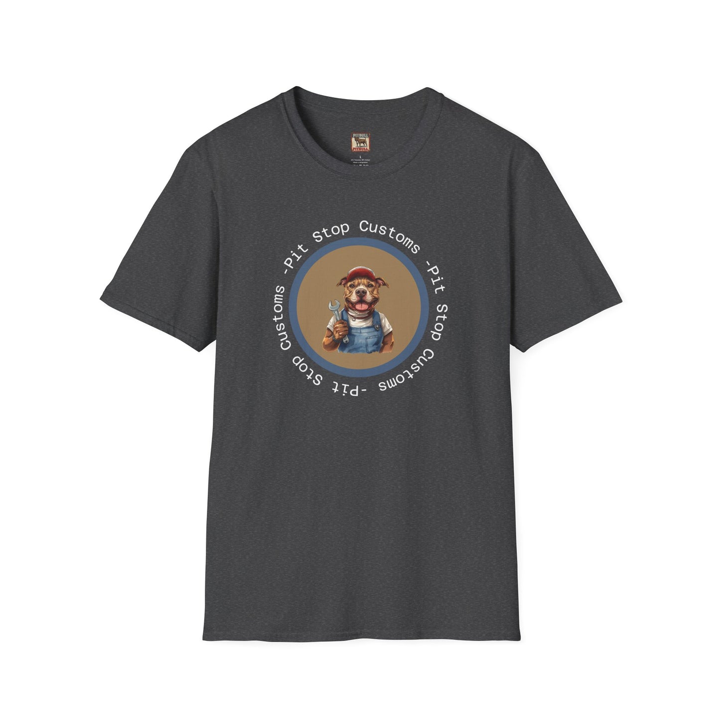 'Pit Stop Customs' Bully and Brave Vintage T-Shirt