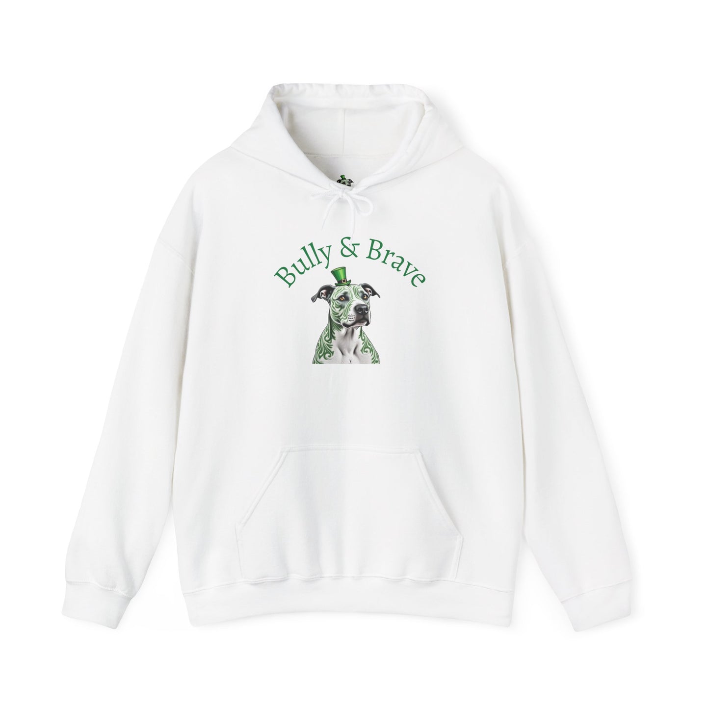 Pit Bull Hoodie — "Bully & Brave" St. Patrick’s Day Edition