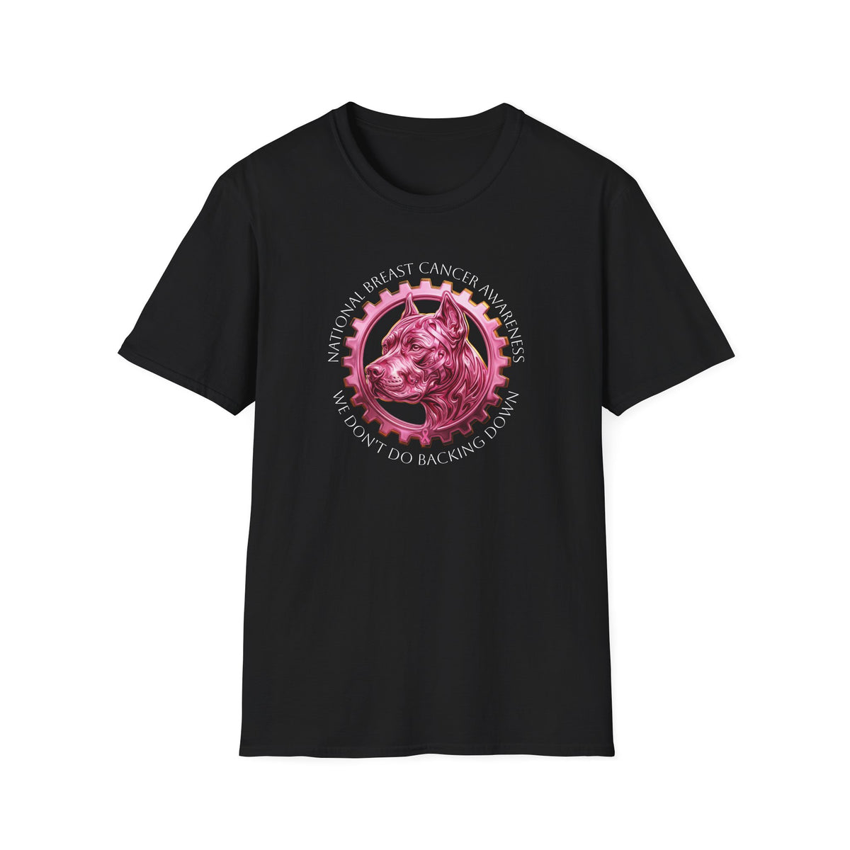 Pink Bully and Brave Logo T-Shirt - Breast Cancer Awareness T-shirt
