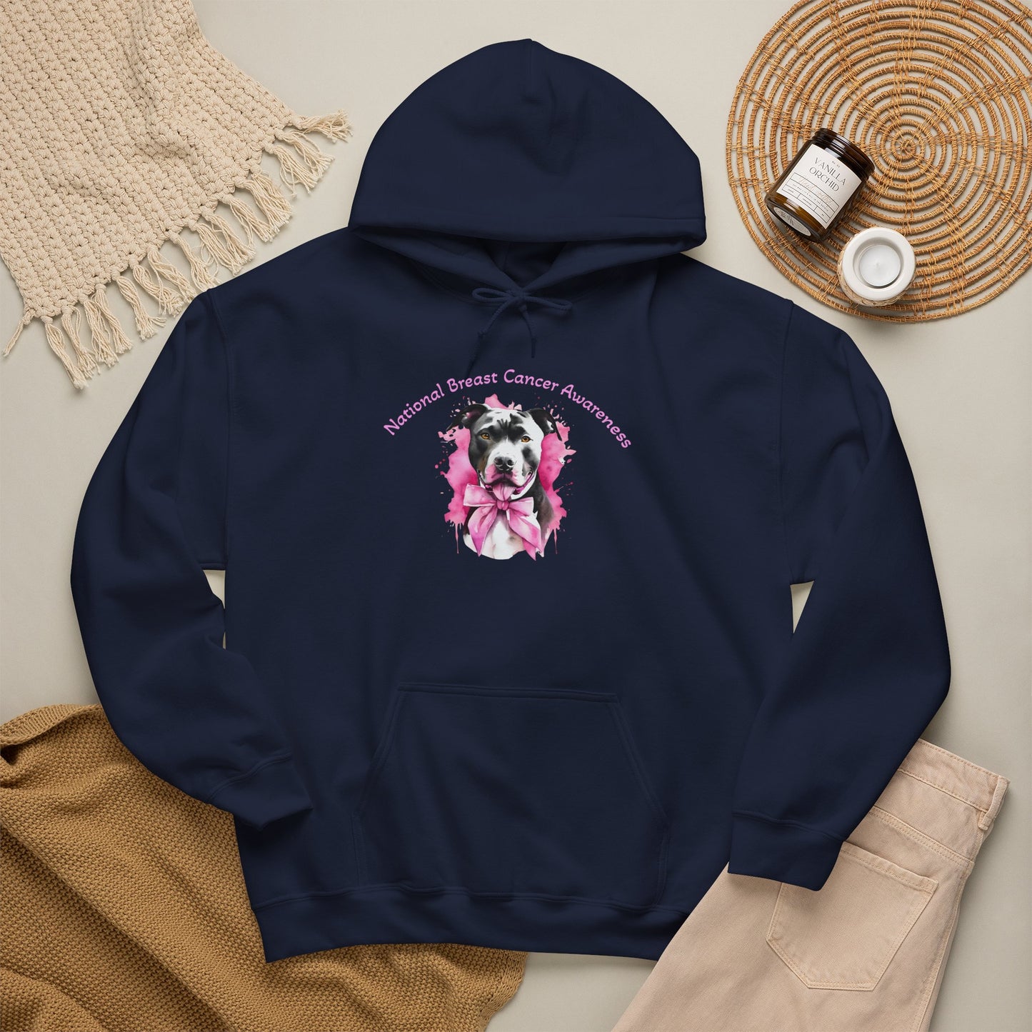 Bully and Brave Breast Cancer Awareness Hoodie