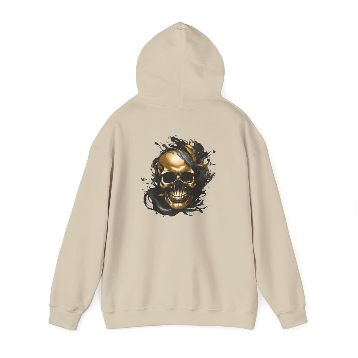 Bully and Brave Style - Gold skull graphic Hoodie