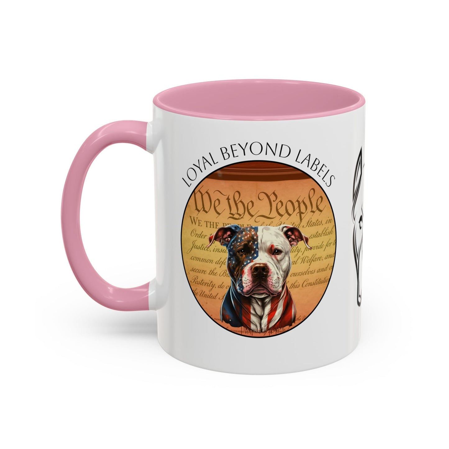 Pit Bull Mug — "Loyal Beyond Labels" Coffee Cup (11oz/15oz)