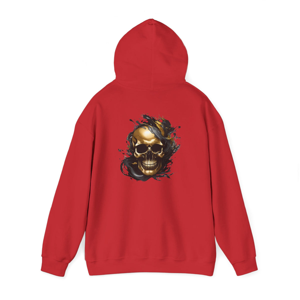 Bully and Brave Style - Gold skull graphic Hoodie