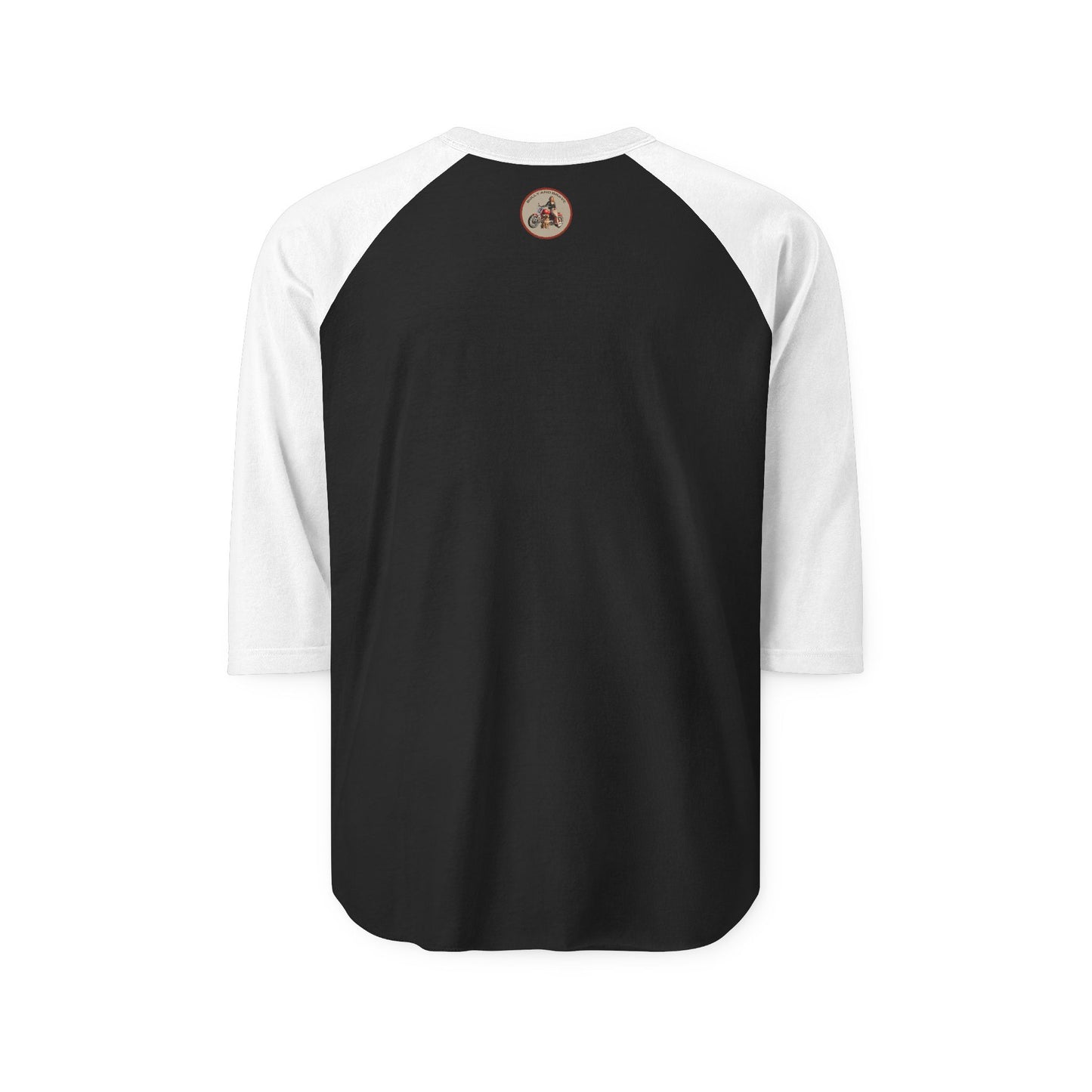 Ride On — "Bully and Brave" Vintage Motorcycle Raglan T-Shirt