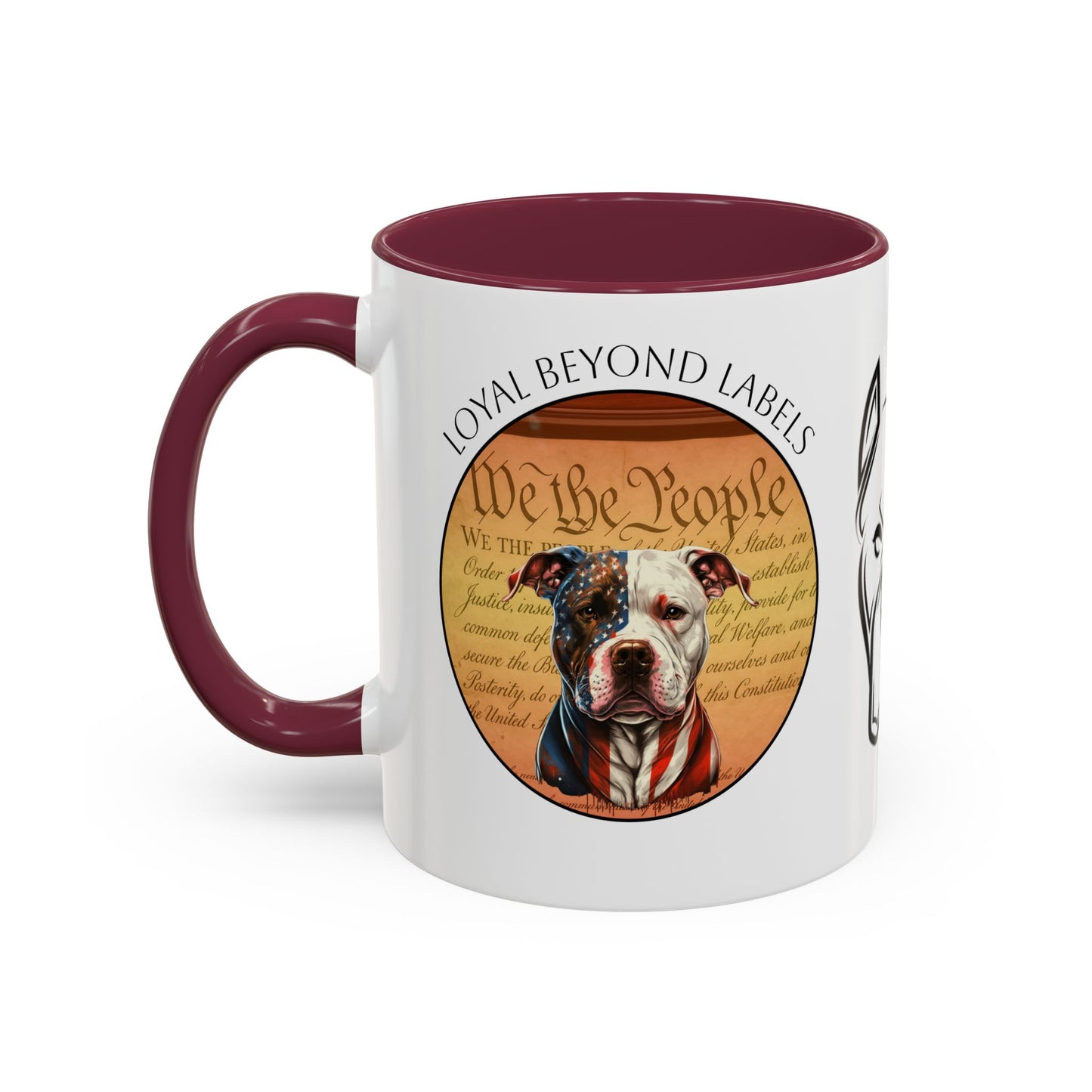 Pit Bull Mug — "Loyal Beyond Labels" Coffee Cup (11oz/15oz)