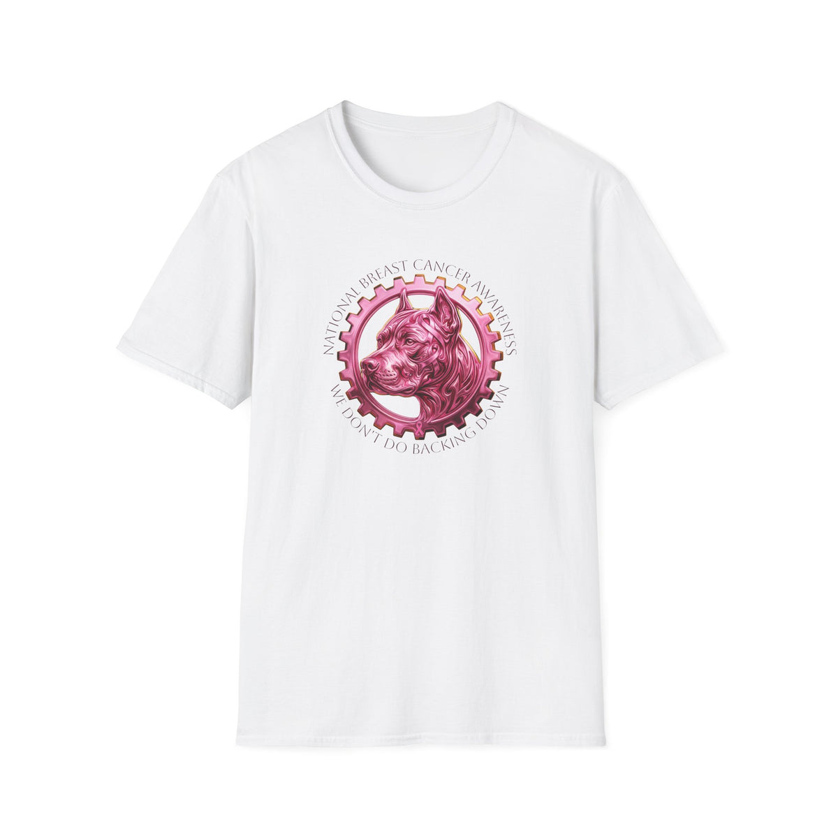 Pink Bully and Brave Logo T-Shirt - Breast Cancer Awareness T-shirt