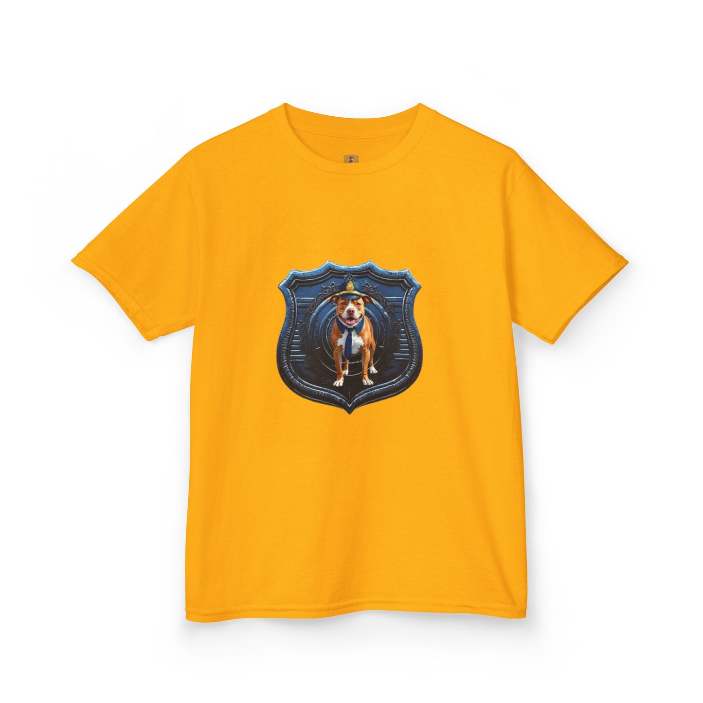 Kids Police Badge Dog T‑Shirt — K9 Squad Badge Tee for Kids