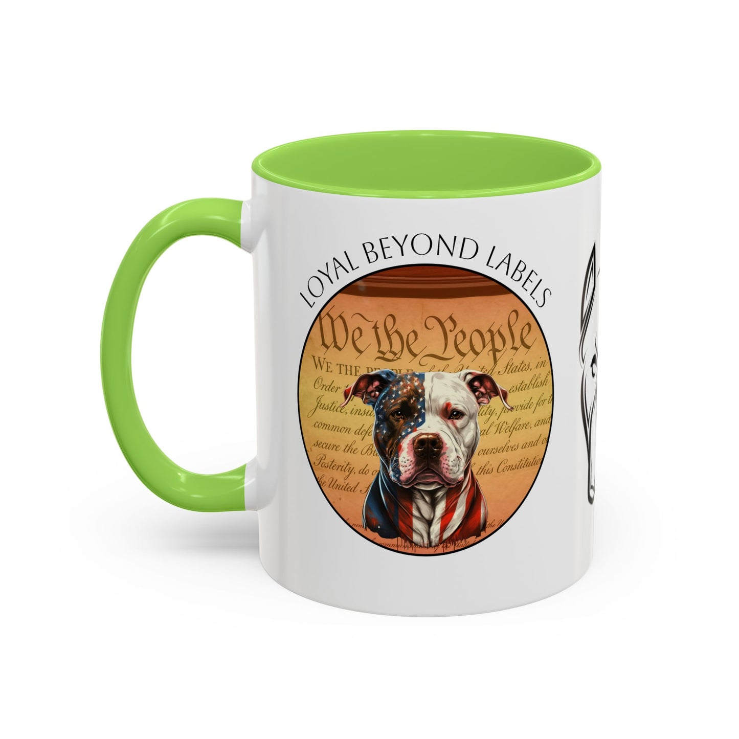 Pit Bull Mug — "Loyal Beyond Labels" Coffee Cup (11oz/15oz)