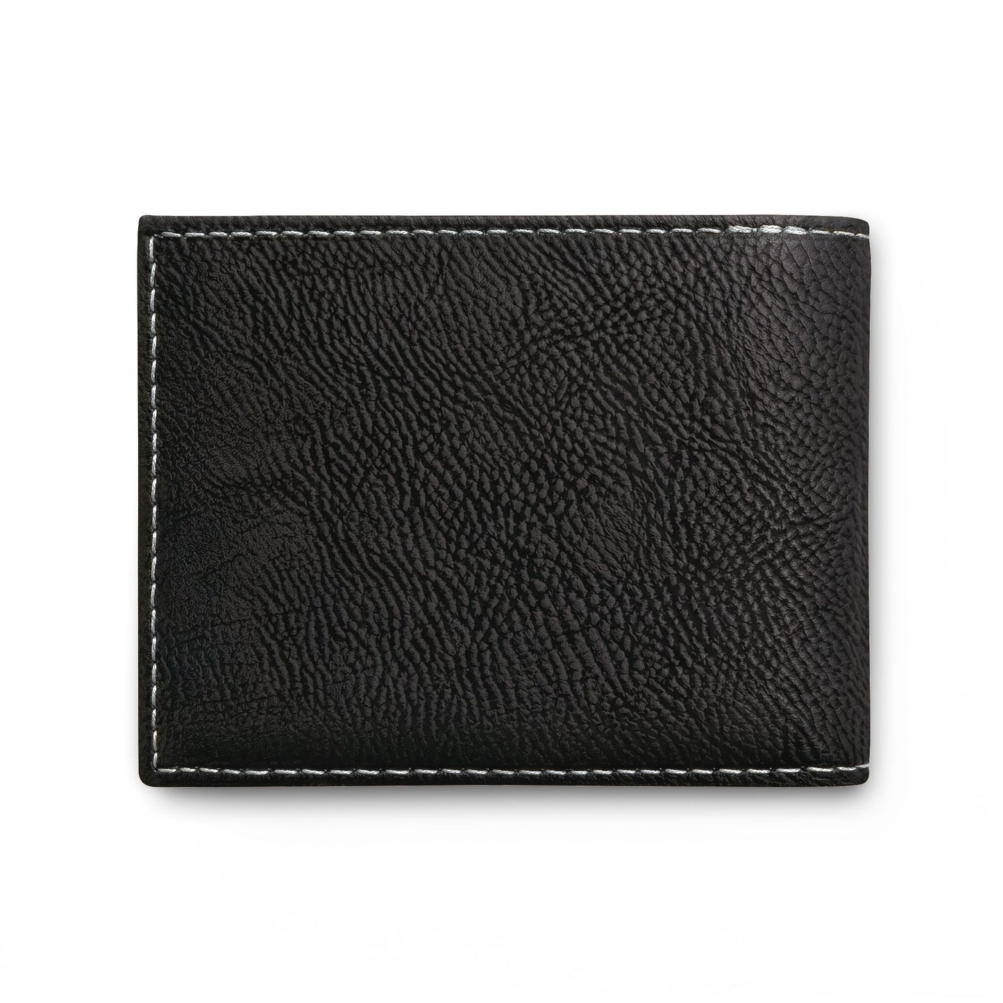 Pitbull Head Bi-Fold Wallet — Leather Card Wallet with Flip